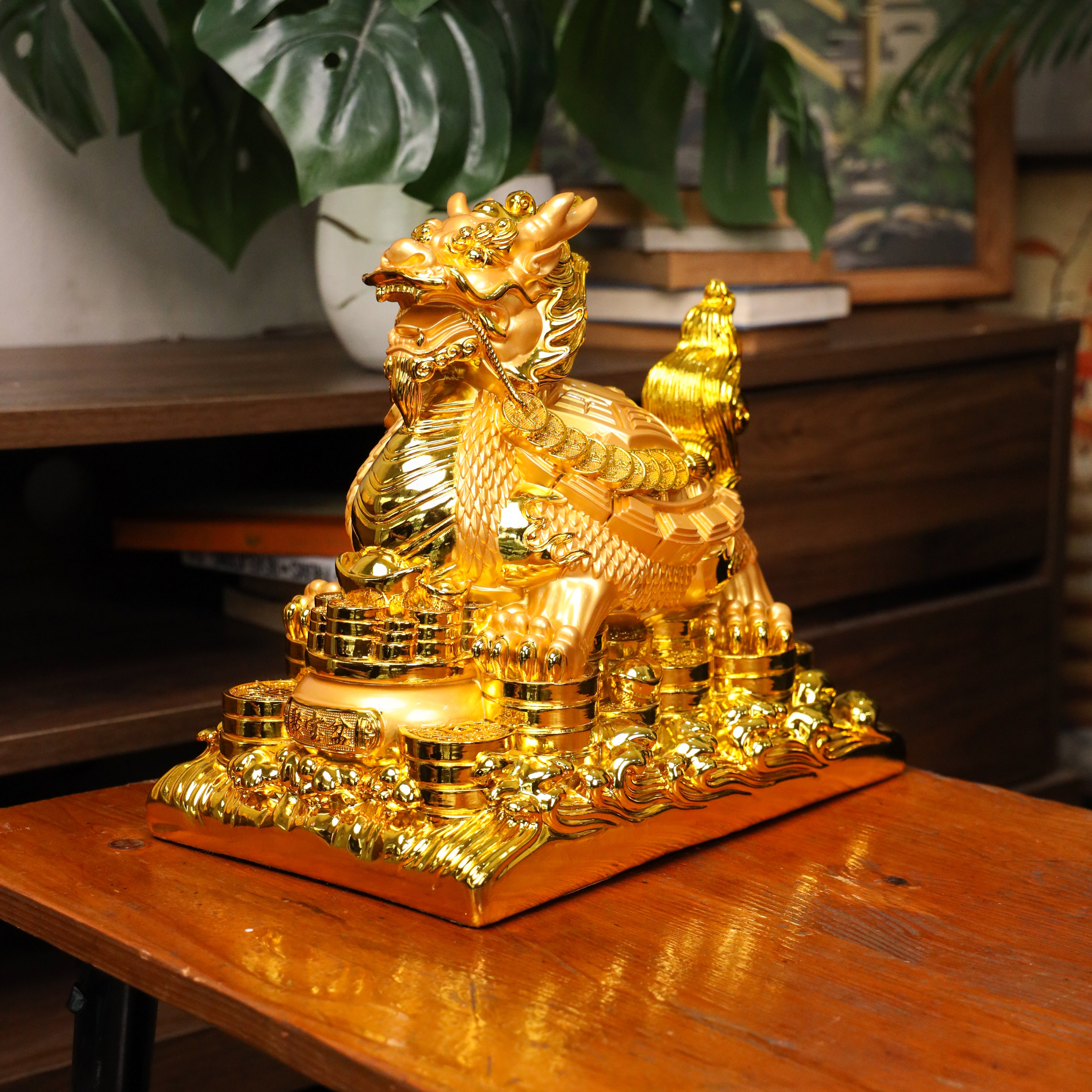 Successful Forever Golden Dragon Turtle 32cm