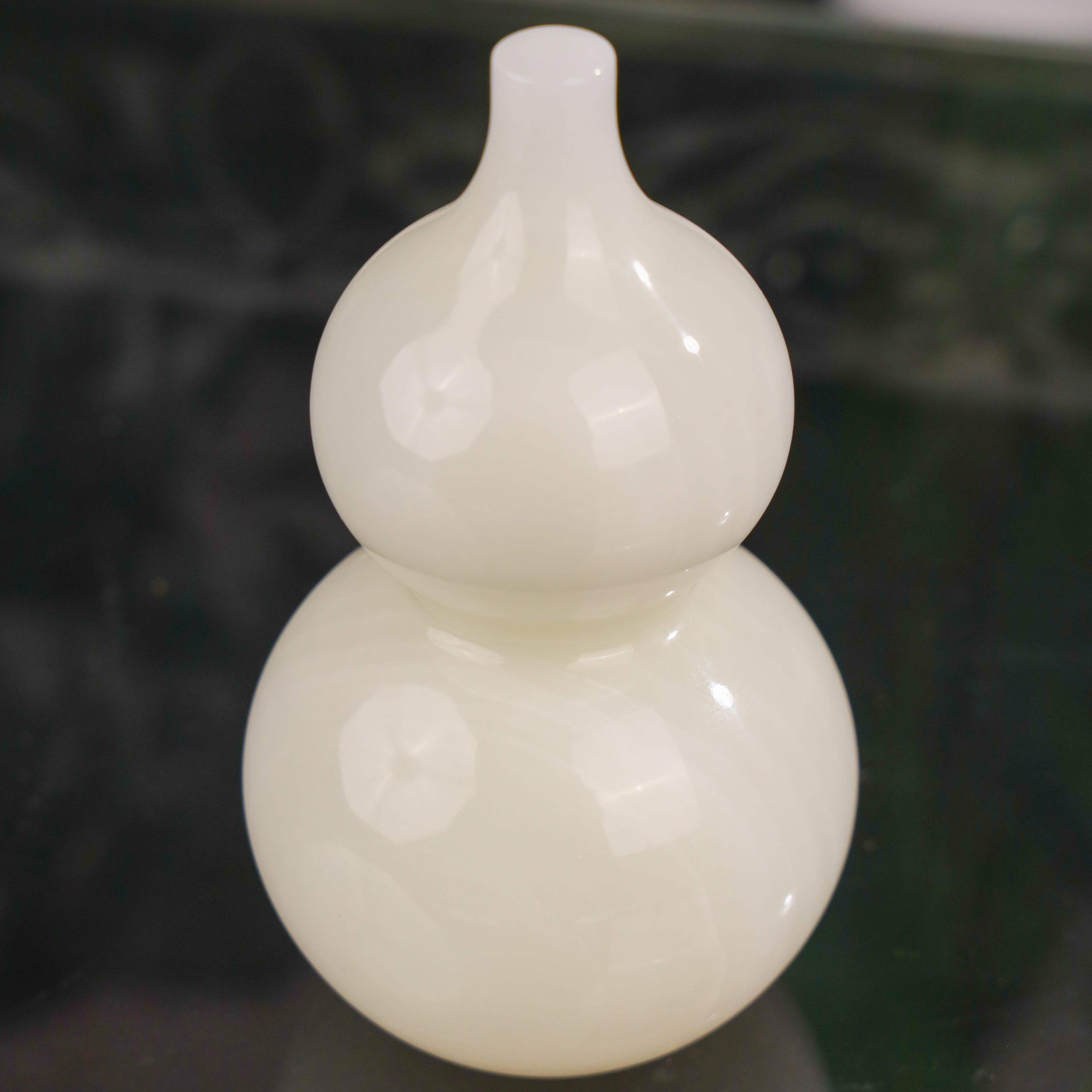 "Keep Sickness Away" - Jade Wu Lou 16cm