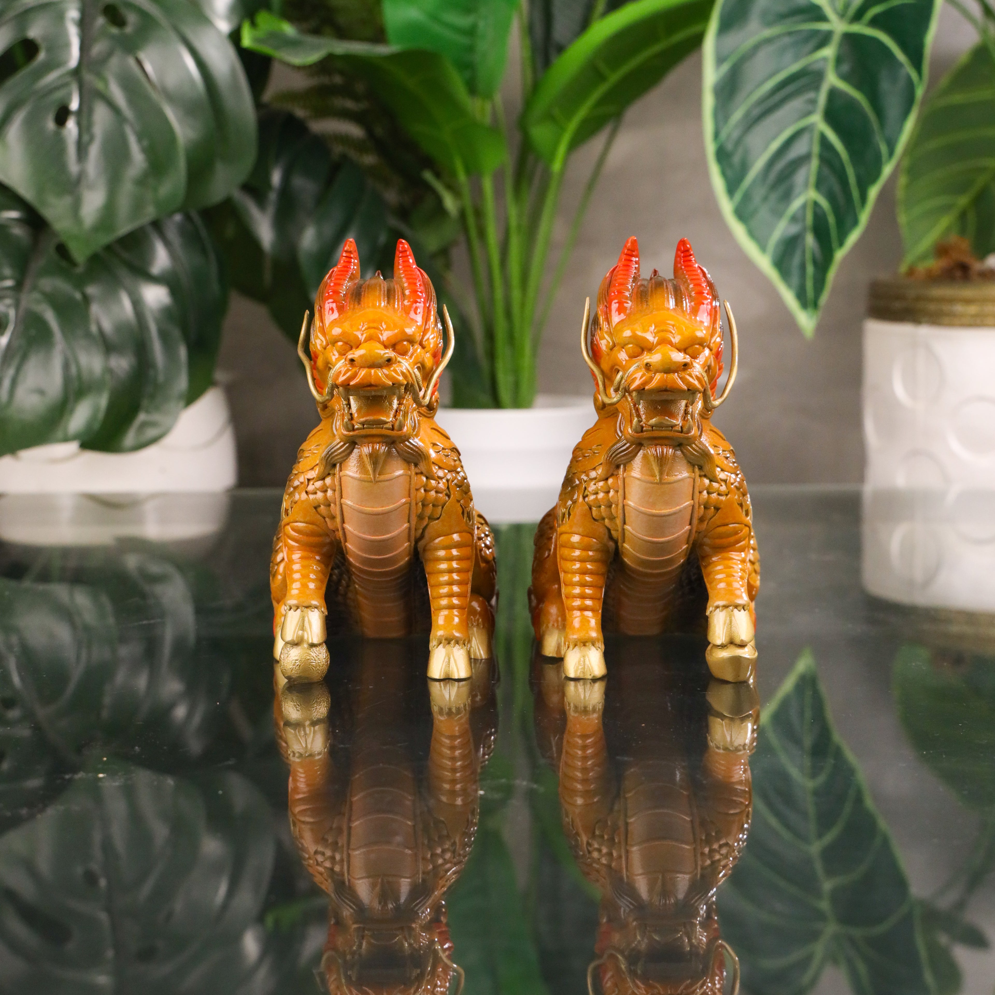 The Guardians of Virtue - Noble Qilin Pair 20cm