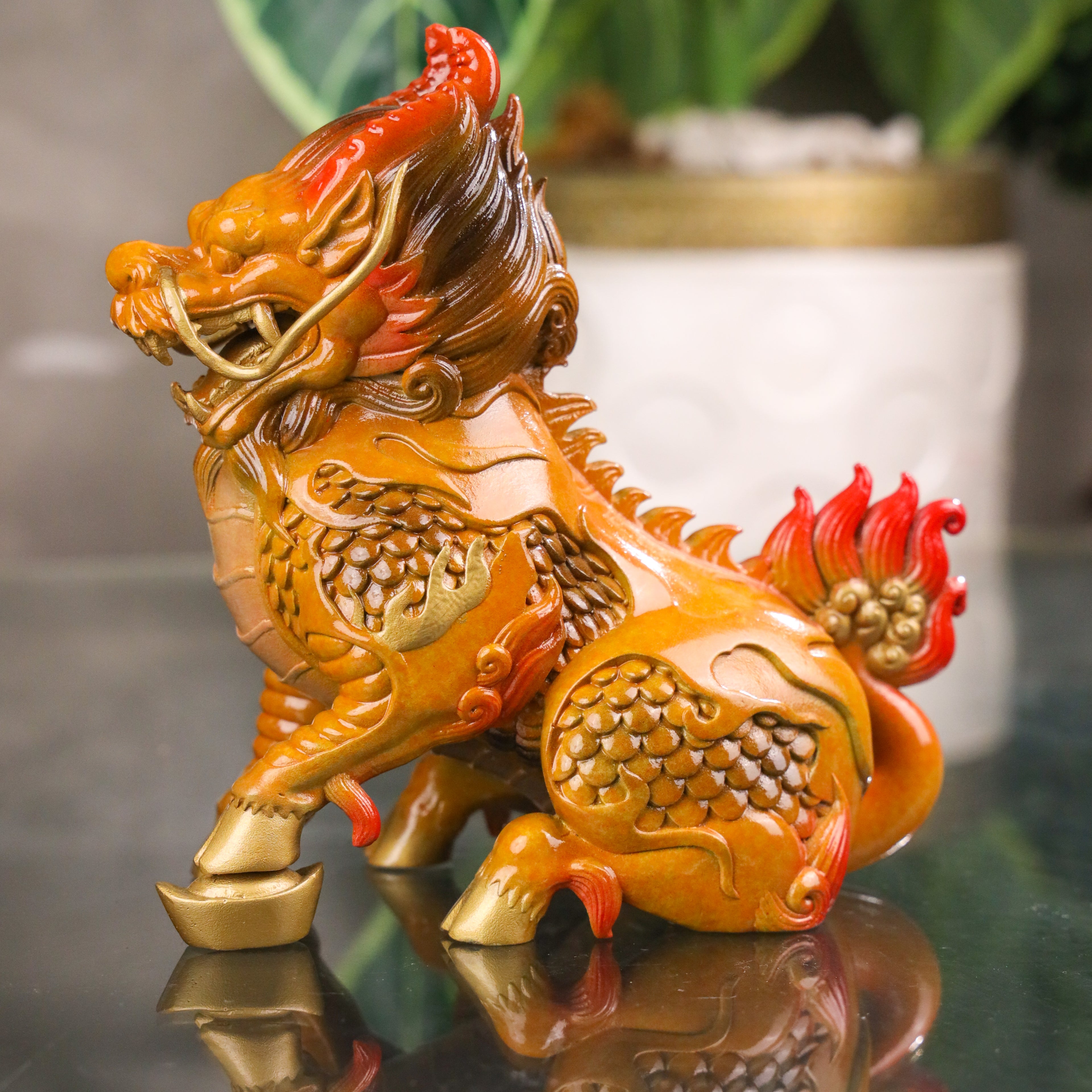 The Guardians of Virtue - Noble Qilin Pair 20cm