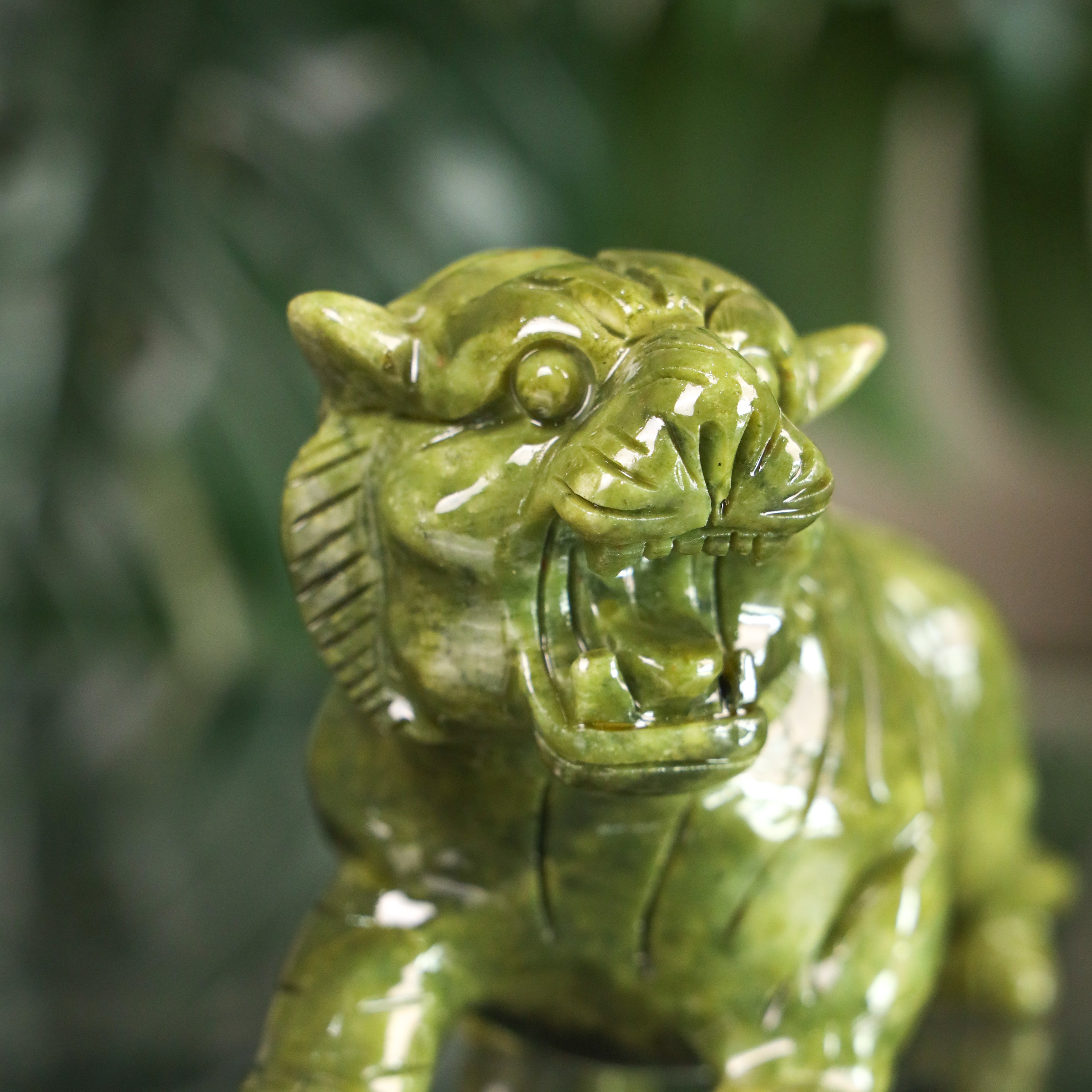 Jade Zodiac Tiger for Fearless Victory 19cm