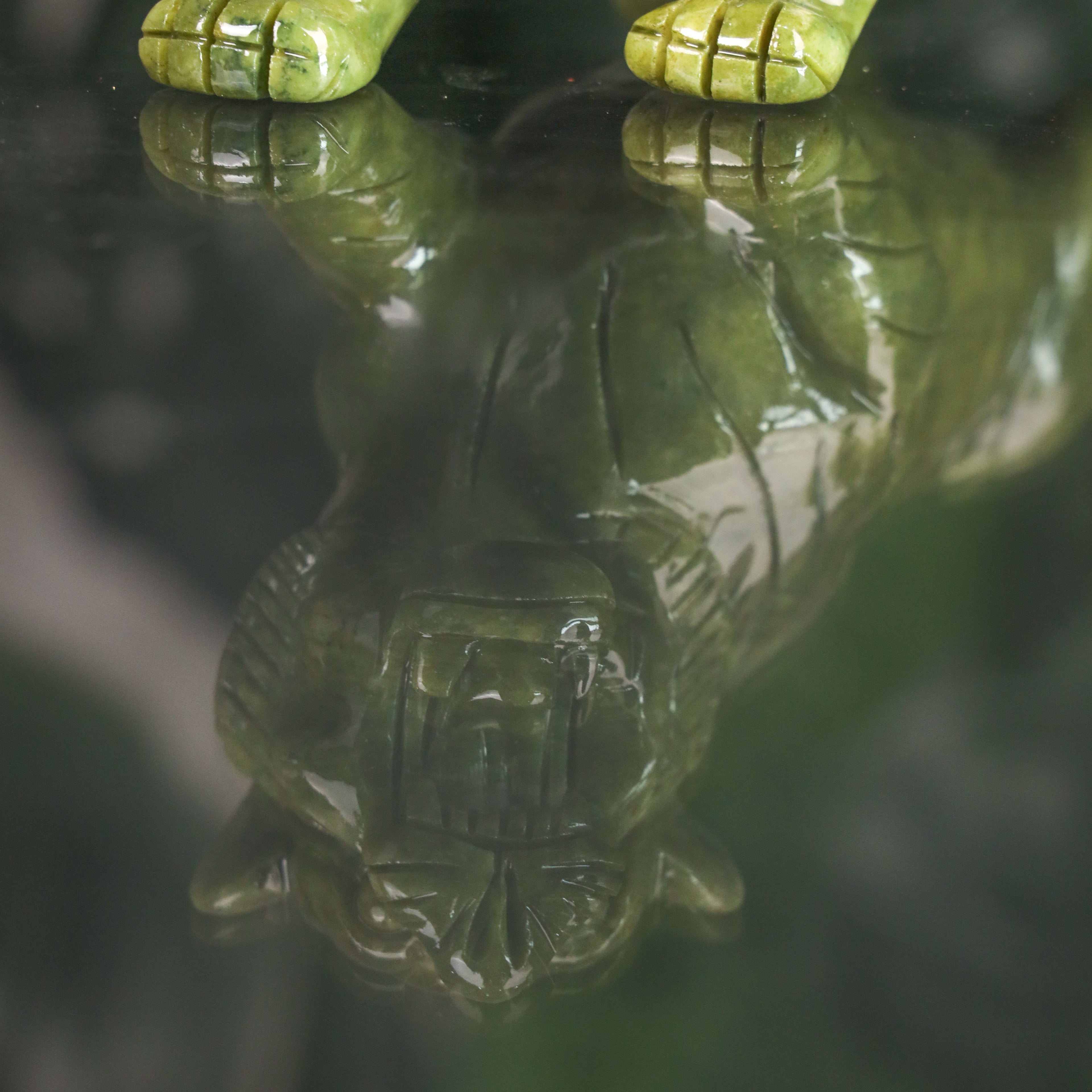 Jade Zodiac Tiger for Fearless Victory 19cm