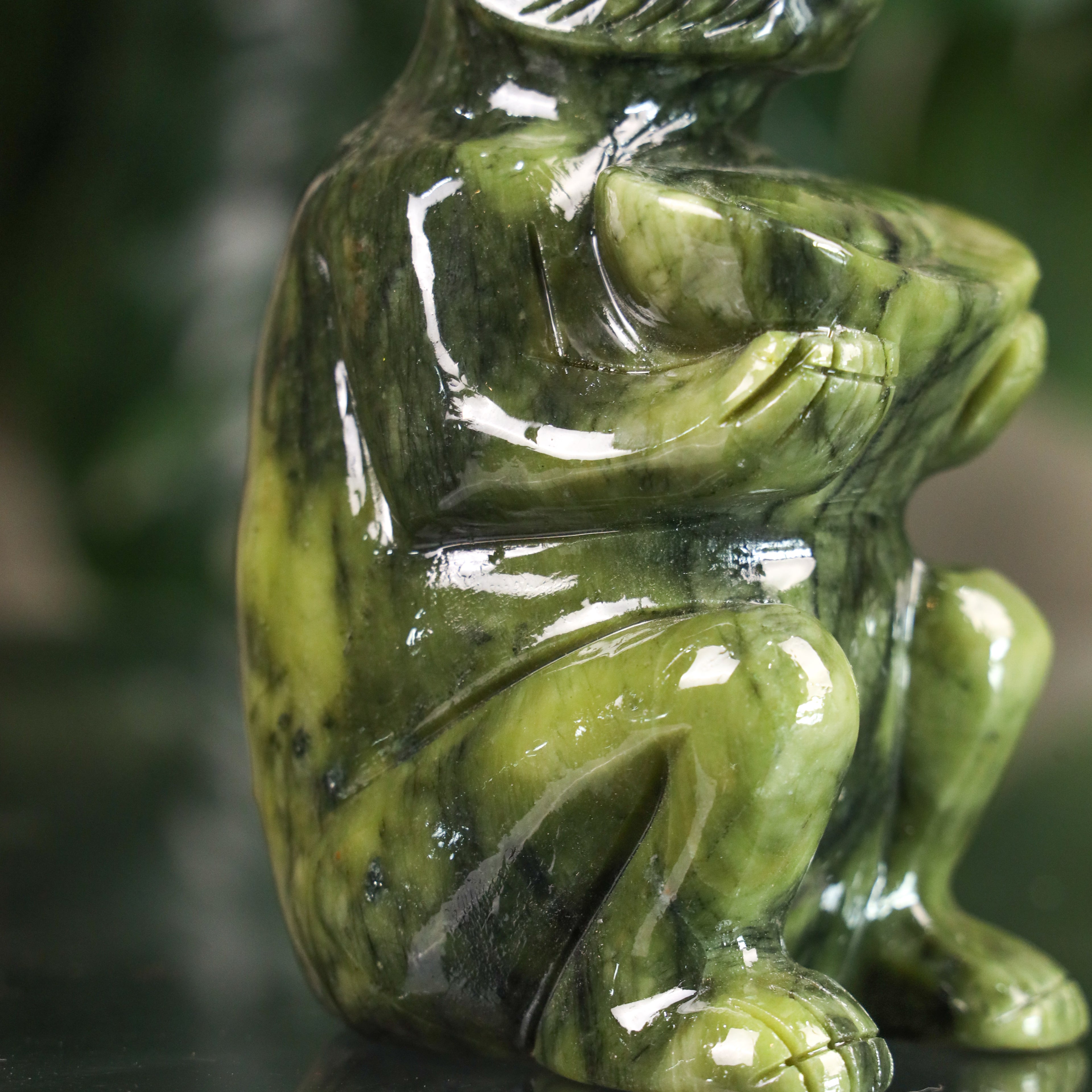 Jade Zodiac Monkey for Clever Ideas 14cm