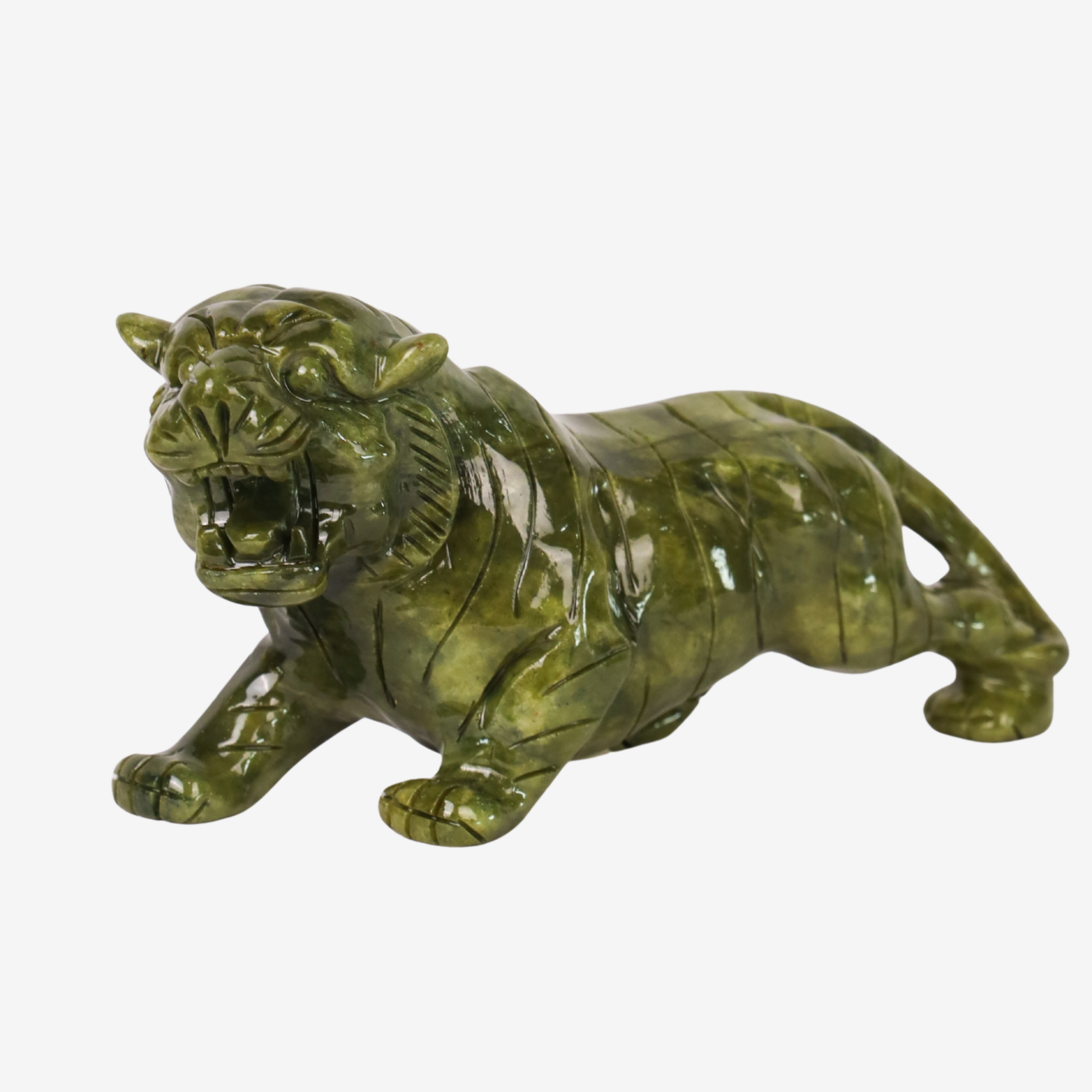 Jade Zodiac Tiger for Fearless Victory 19cm