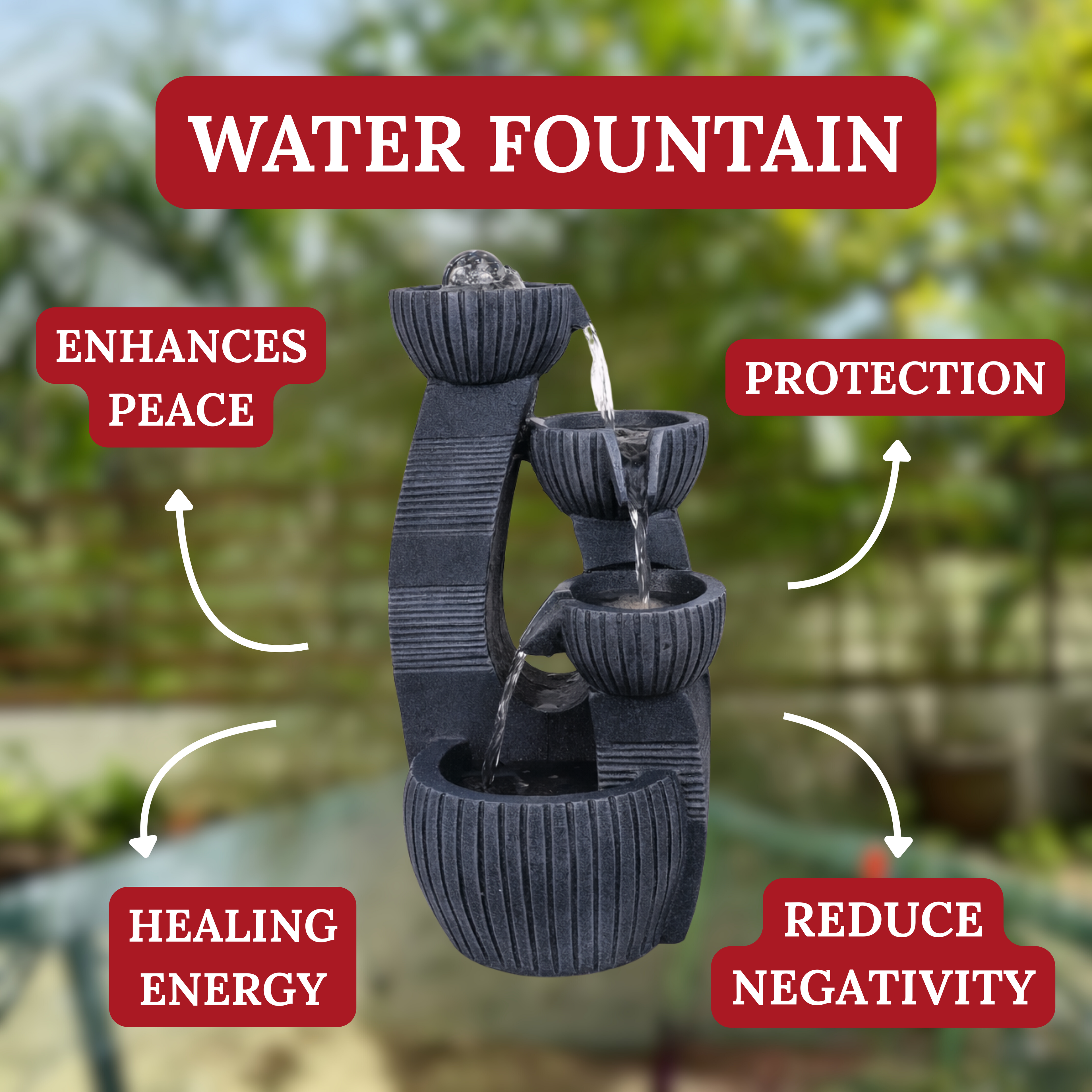 The Waters of Wellness Fountain 60cm
