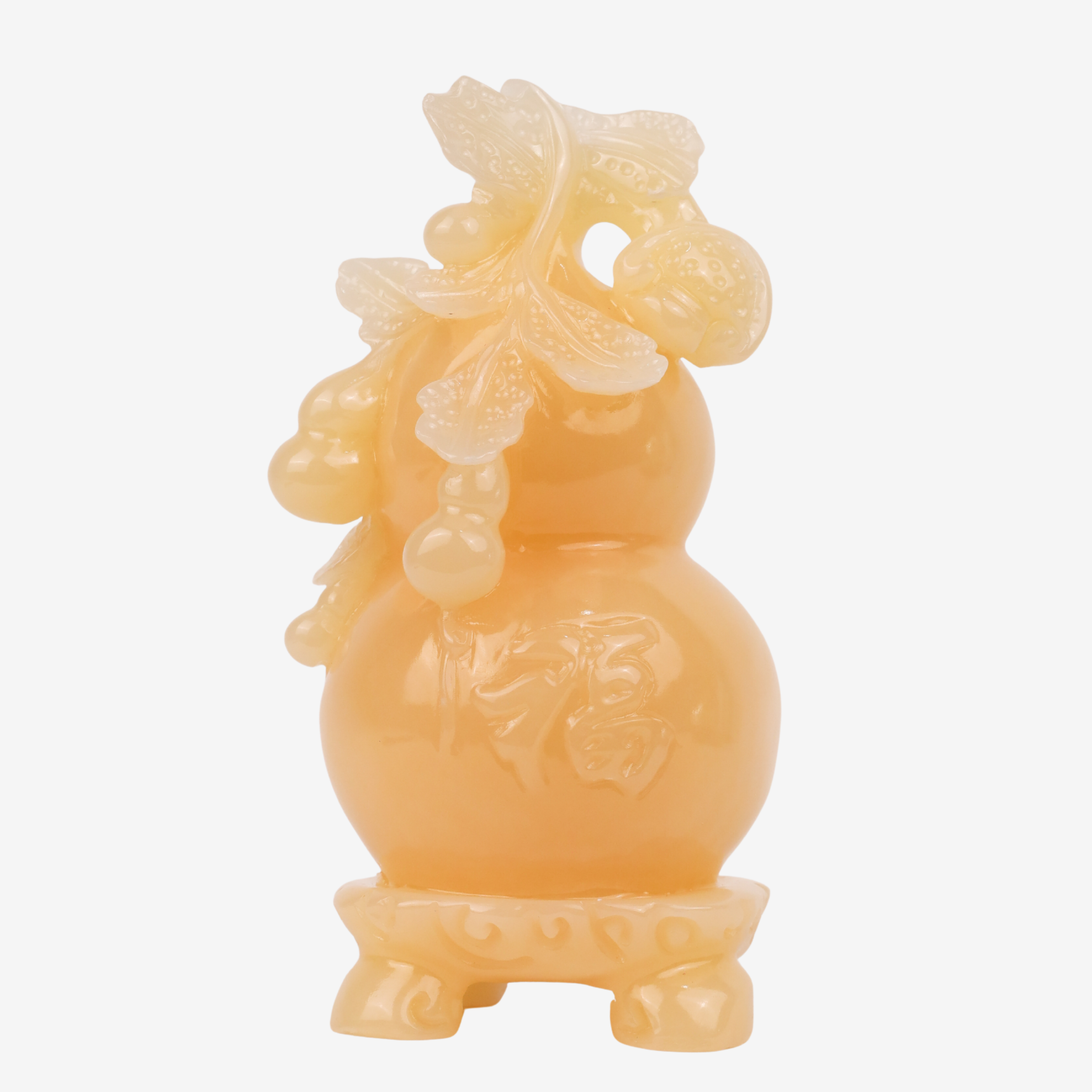 "Bless Family With Health" - Jade Wu Lou 26cm