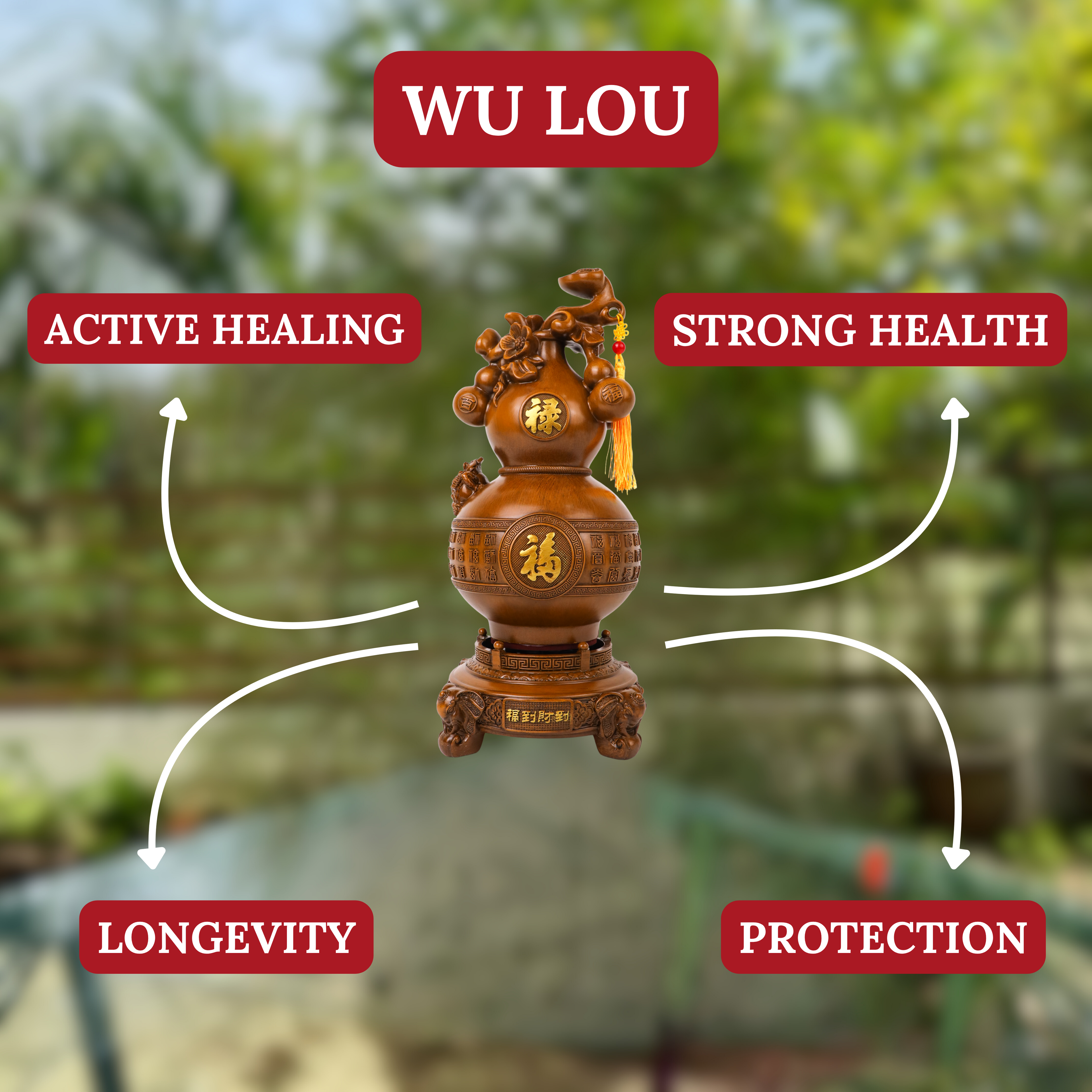 Spinning Wu Lou of Active Healing 38cm