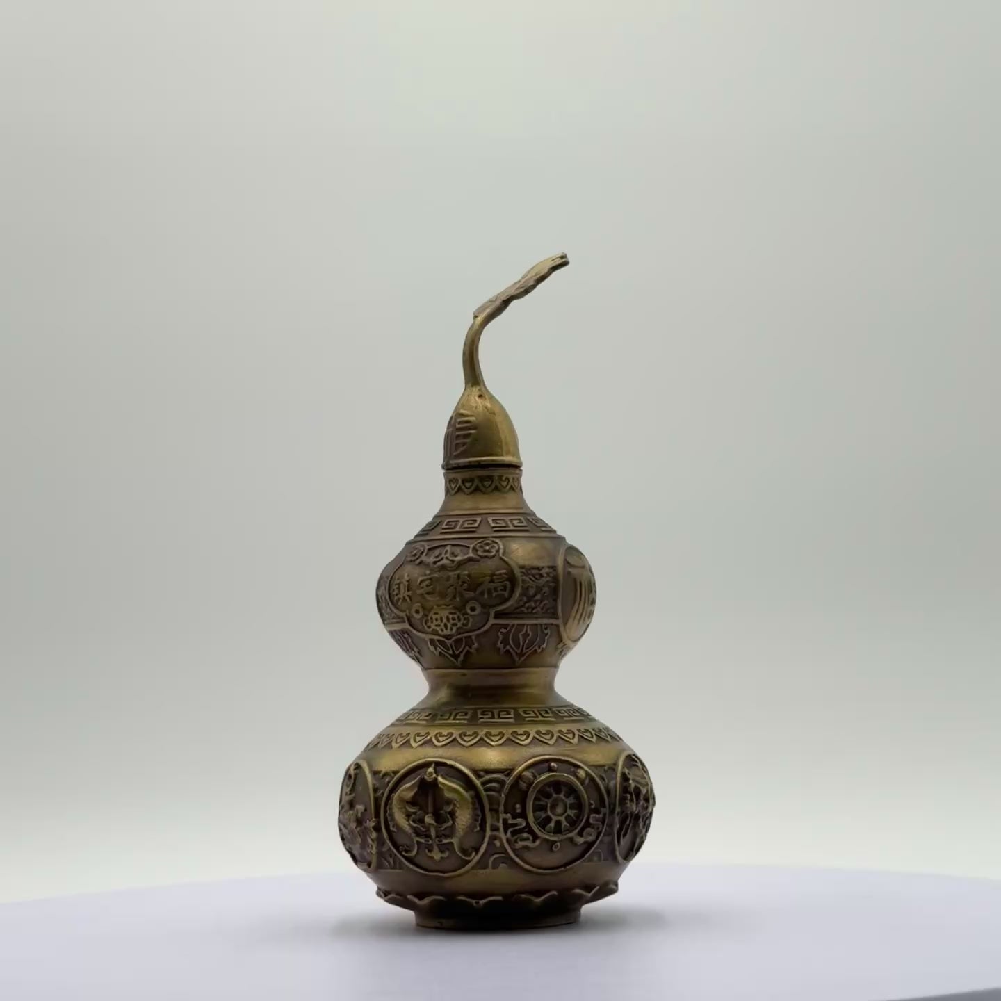 Brass Wu Lou for Strong Health Protection 21cm