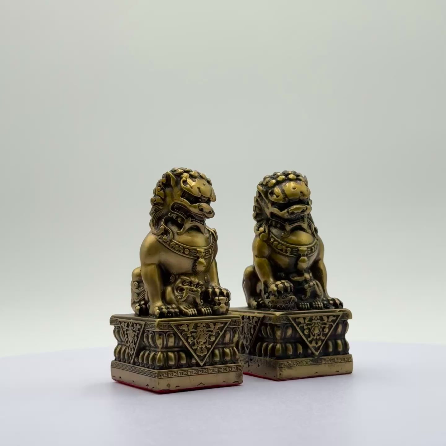 Small But Fierce Foo Dogs for Defense 9cm