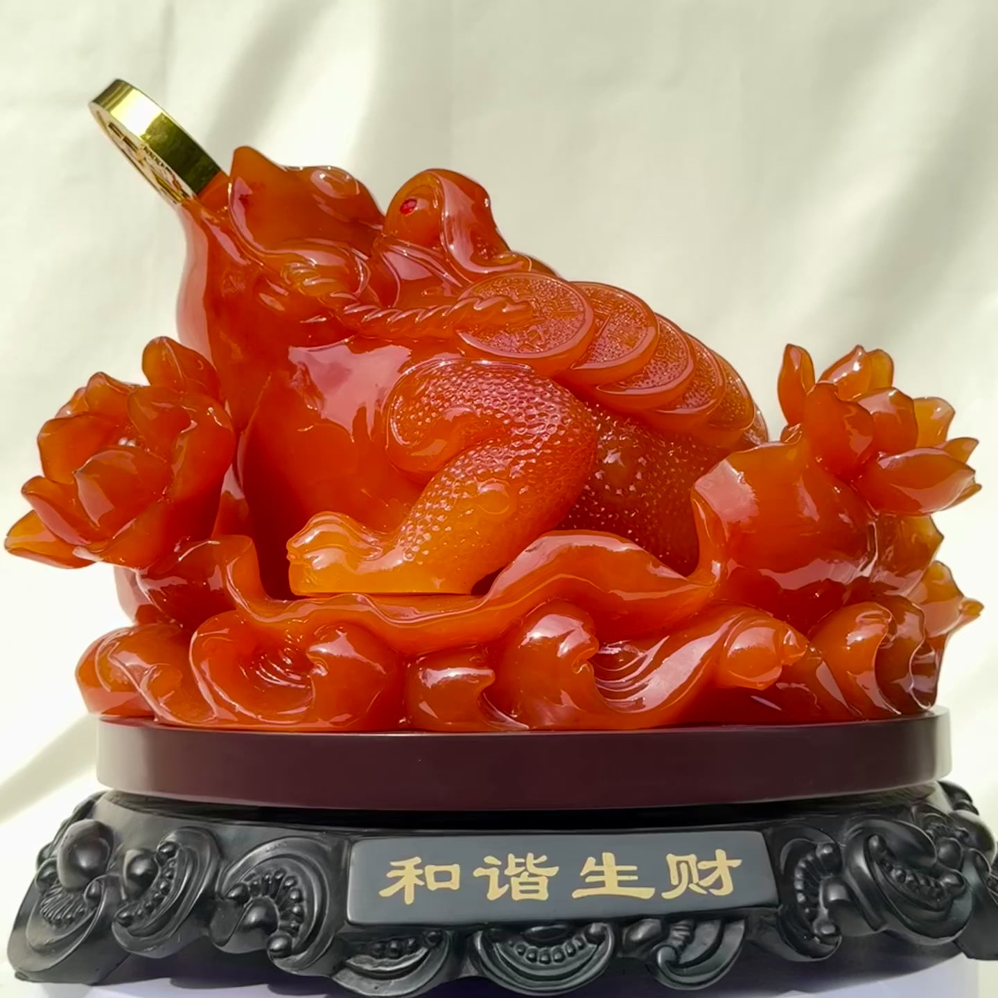 Titan Red Money Frog of Endless Wealth 41cm