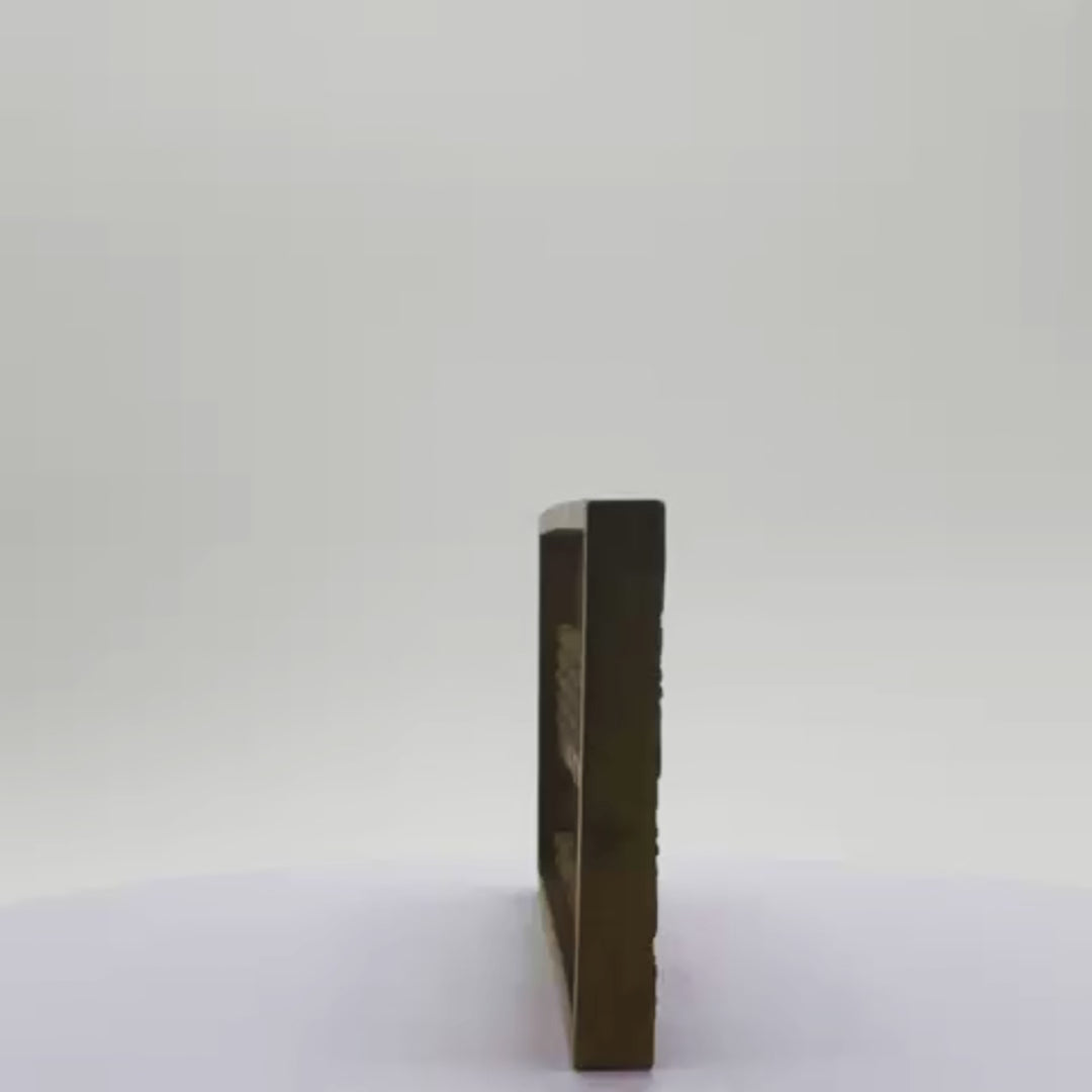 Ancient Calculator of Riches Brass Abacus 24cm