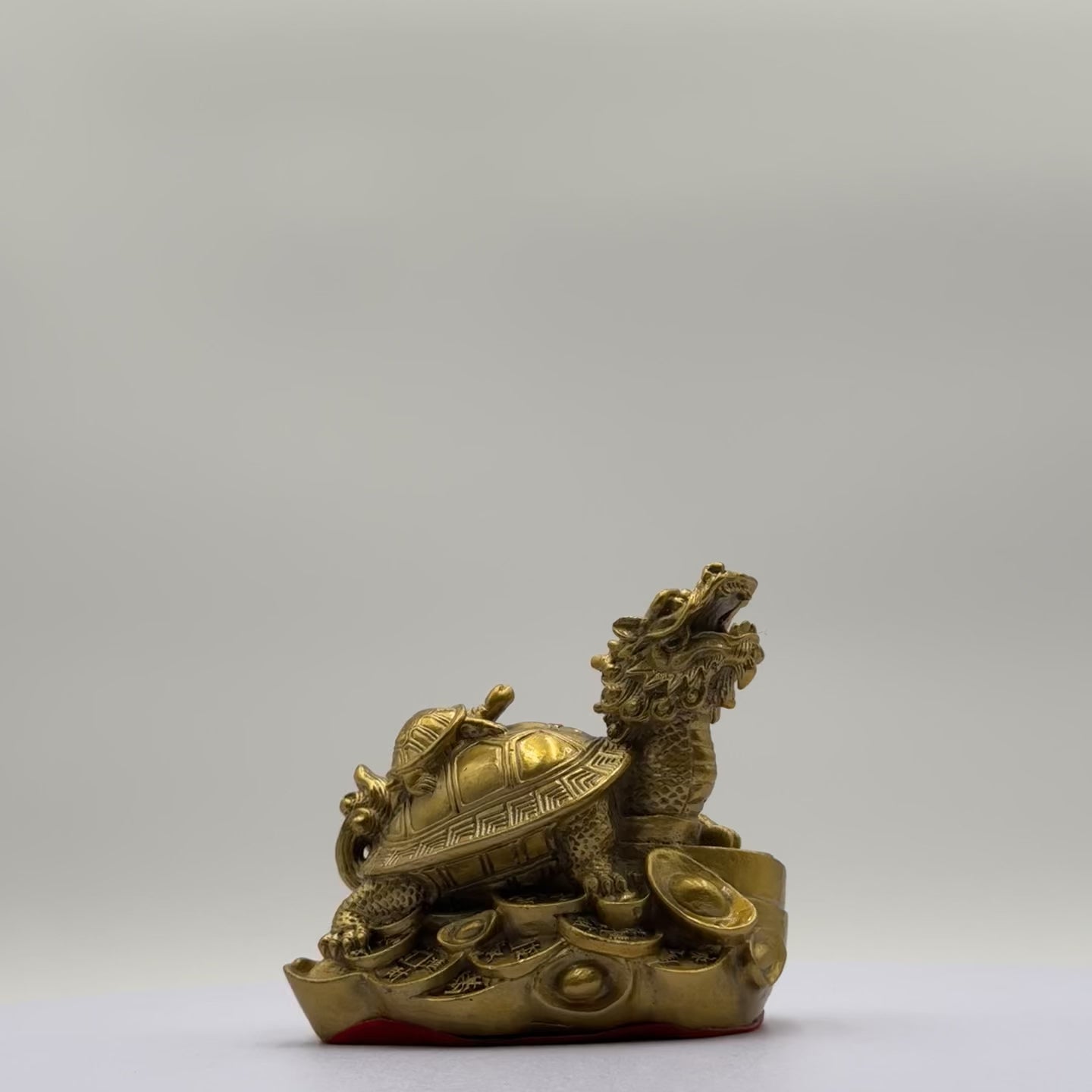 Brass Dragon Turtle of Lasting Fortune 12cm