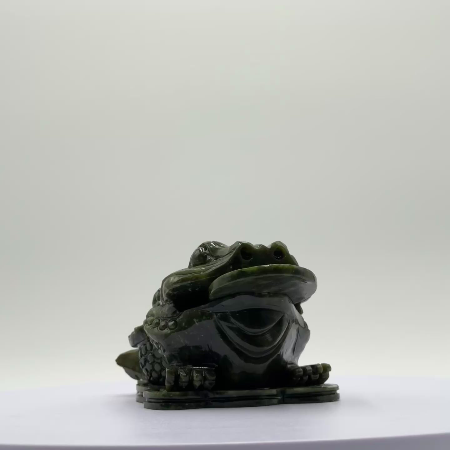 Emerald Jade Money Frog of Huge Fortune 16cm