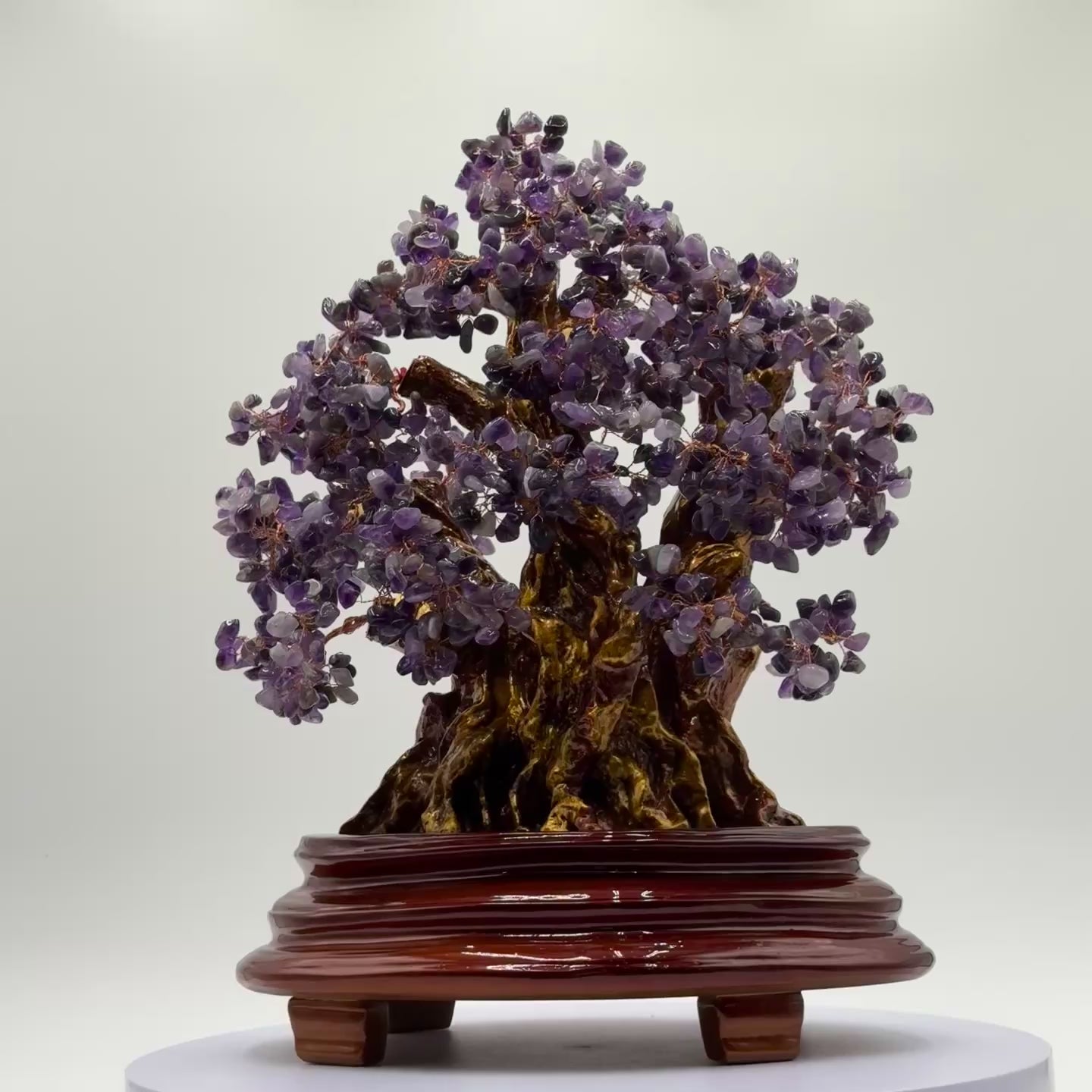 1000 Years of Fortune Royal Amethyst Tree 52cm