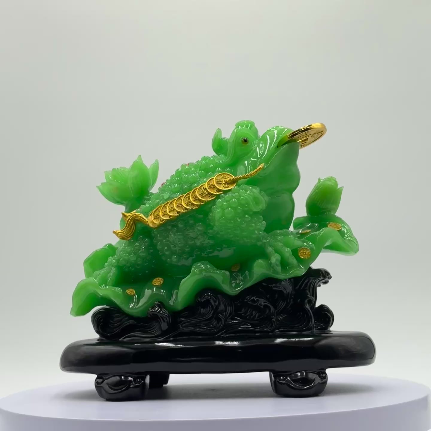 All Finances Turn Green Money Frog 31cm