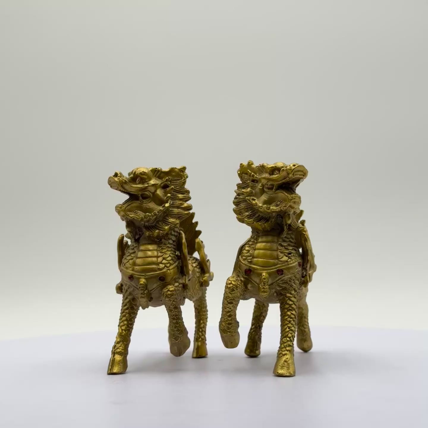 Legendary Brass Qilin for Anti-Bad Luck 10cm