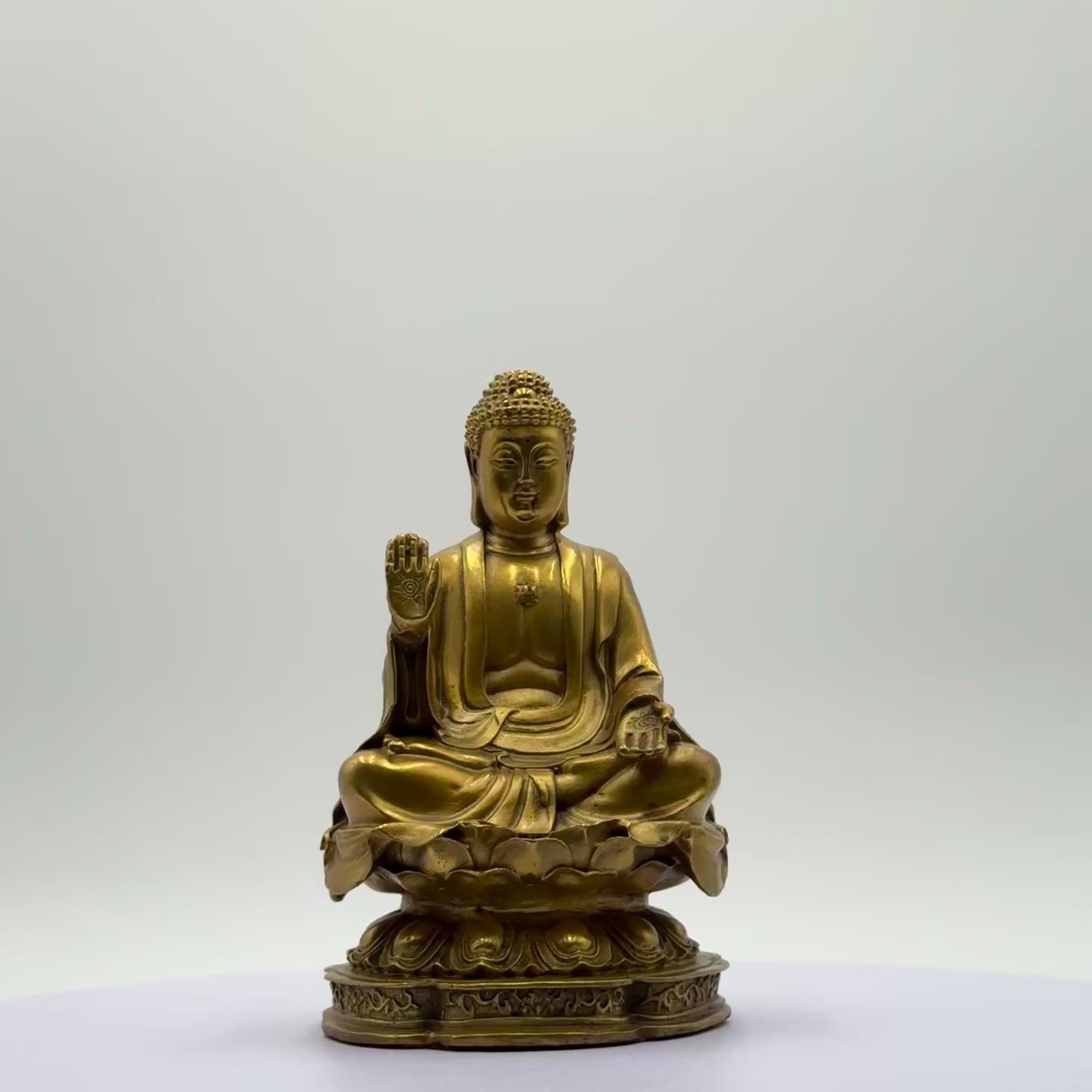 Peace to Your Home Brass Buddha 20cm