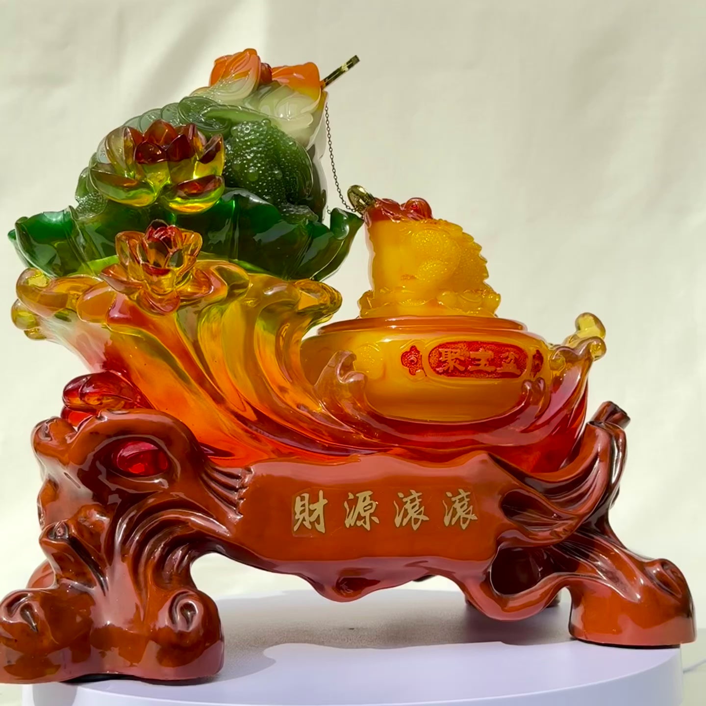 Generational Wealth Money Frog & Child 41cm