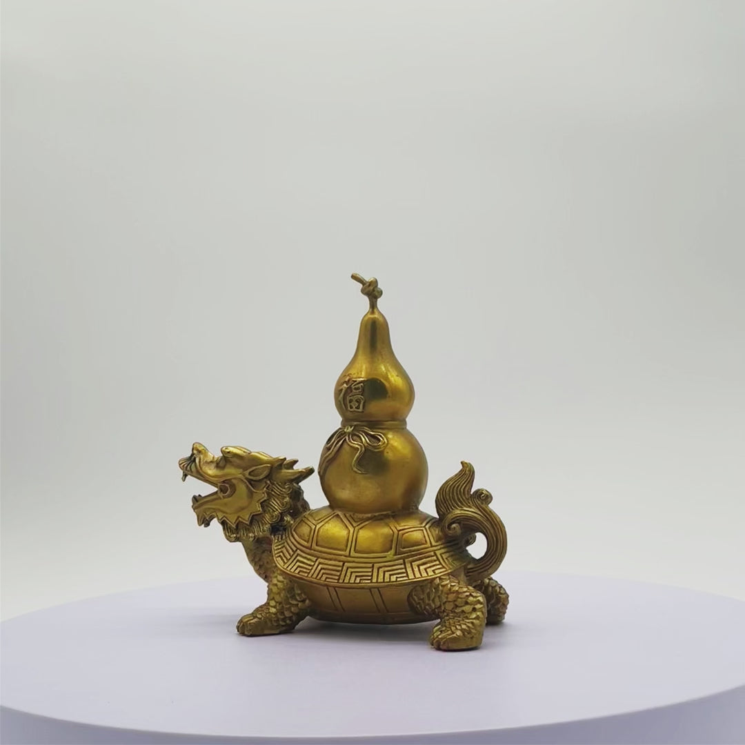 Auspicious Dragon Turtle of Wellness 18cm