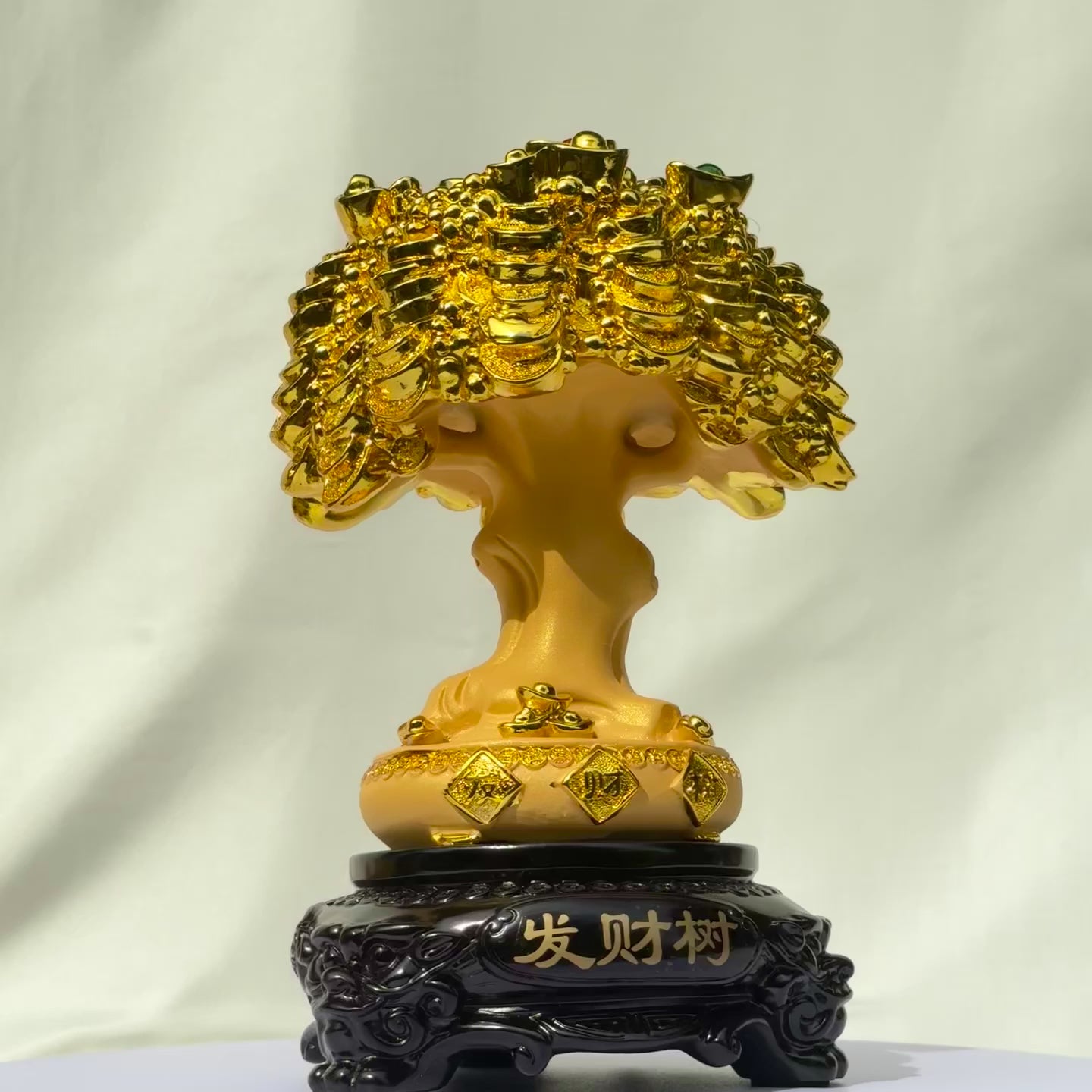 Golden Harvest Money Tree for Prosperity 30cm