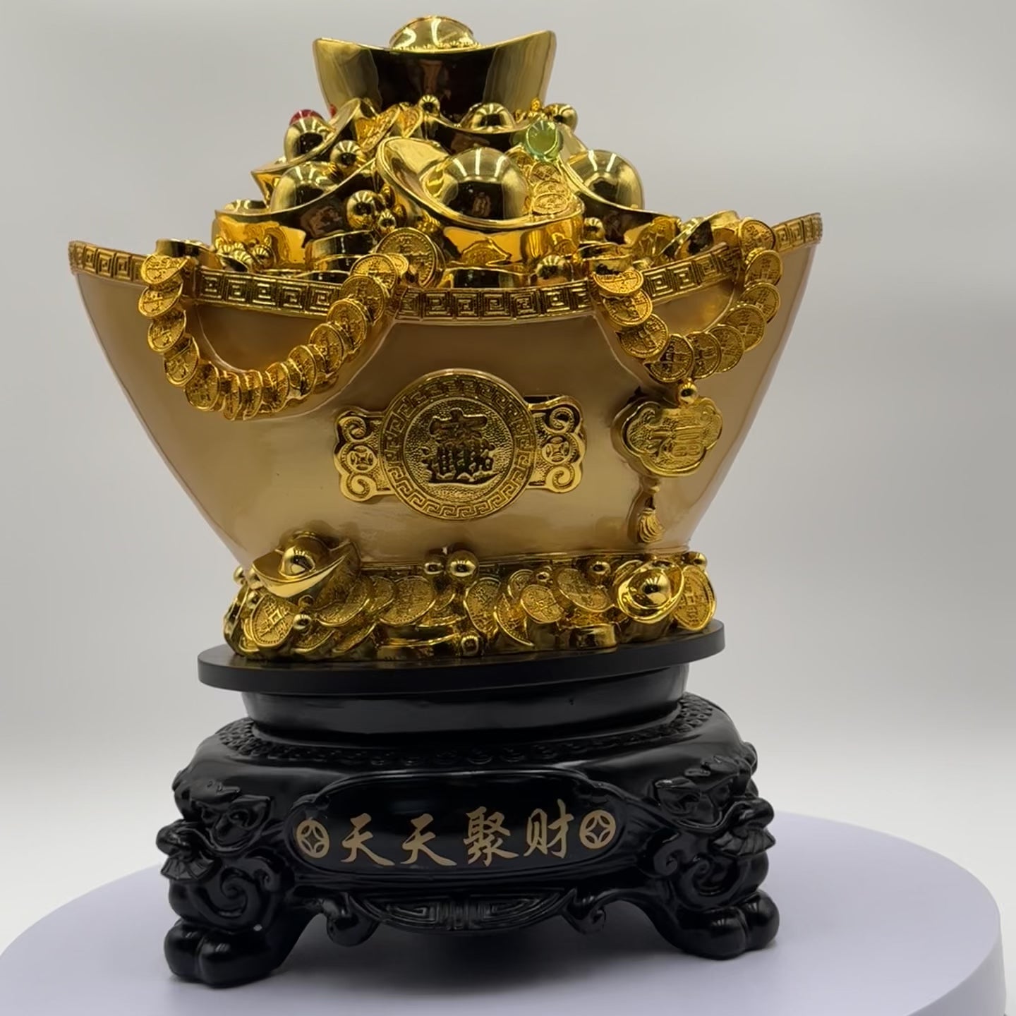 Overflow of Abundance Treasure Ingot 37cm