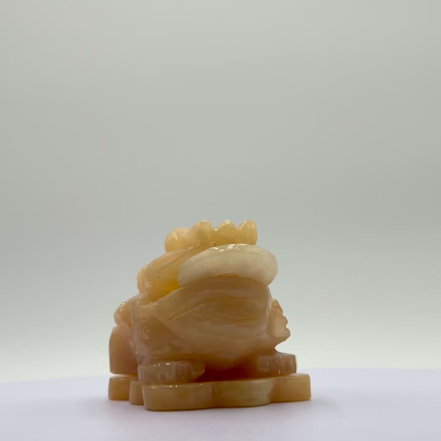 Little Topaz Money Frog for Smooth Gains 11cm