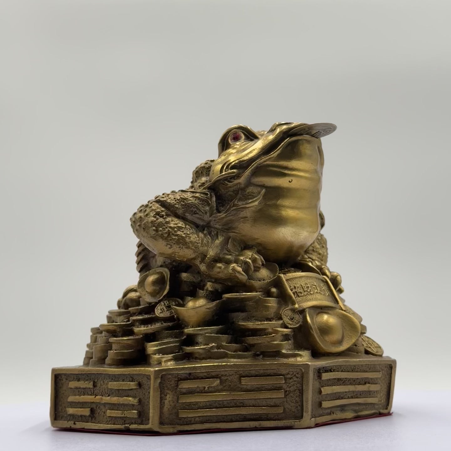 Super Wealth Brass Money Frog 15cm
