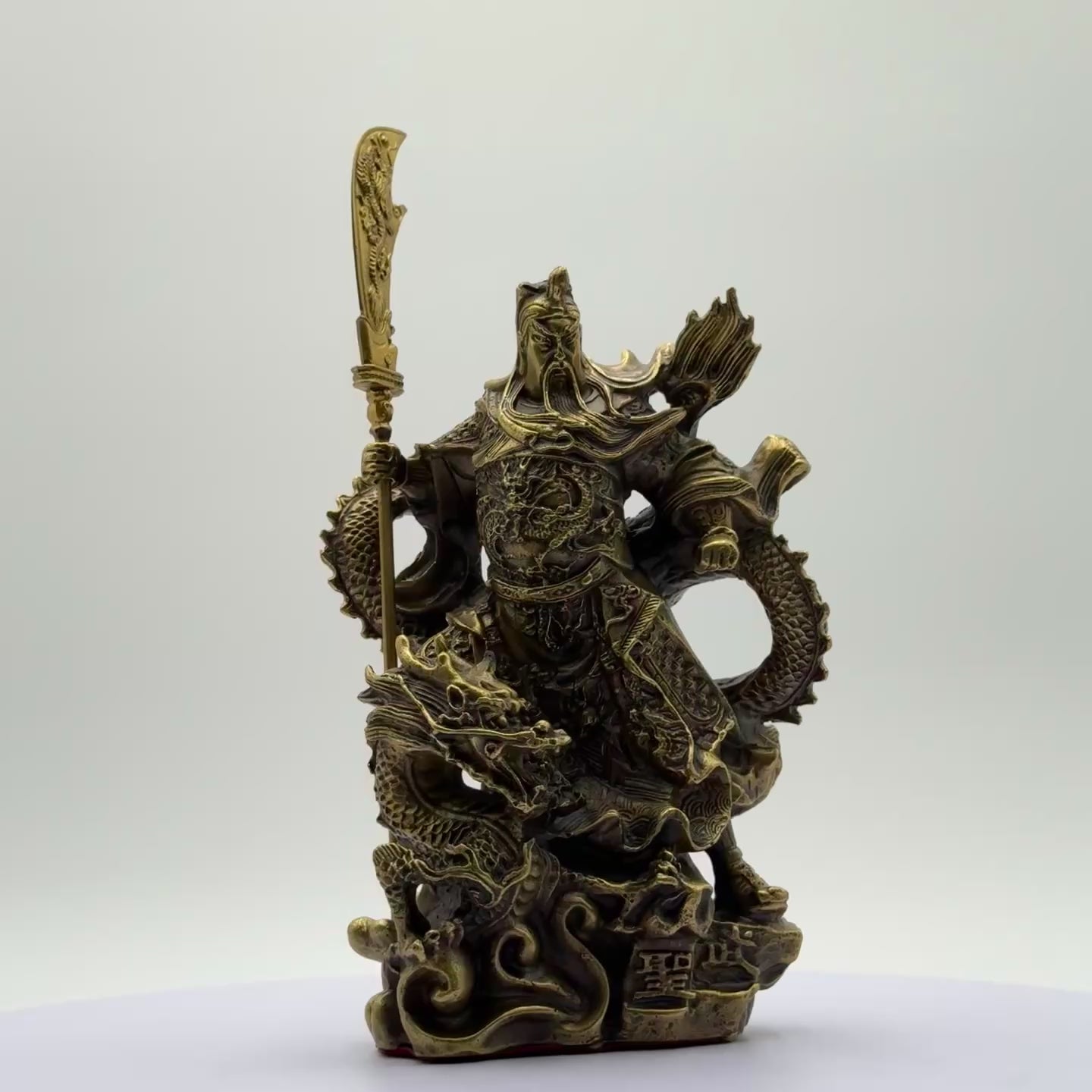 Supreme Brass Guardian Guan Gong 27cm