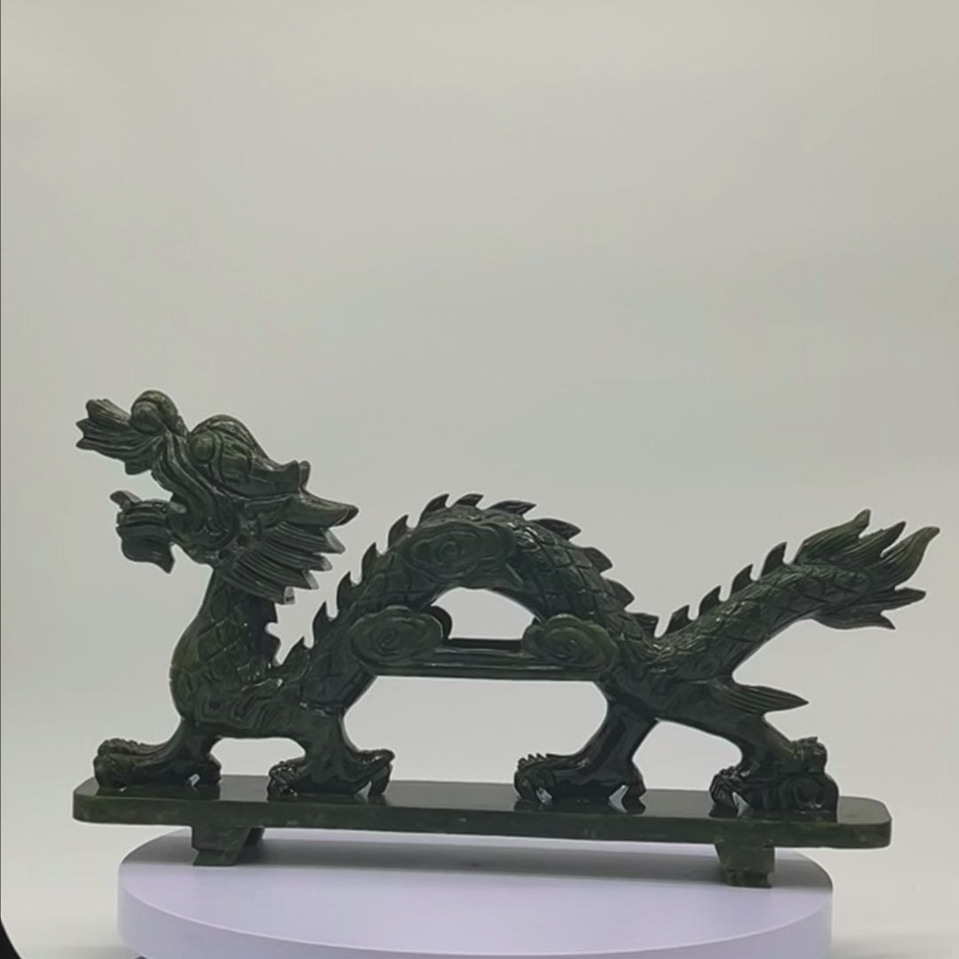 Great Jade Dragon of Boundless Energy 50cm