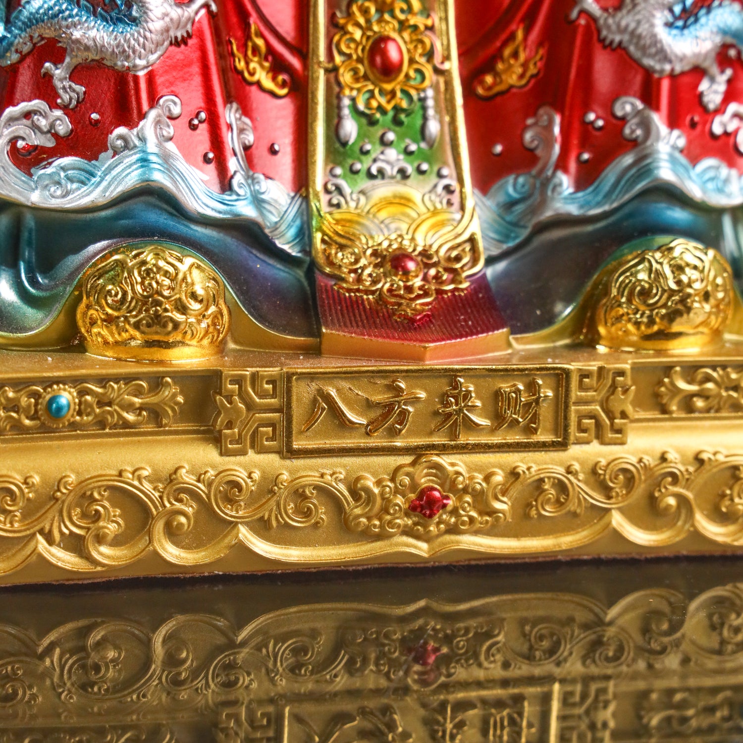 Ruby &amp; Gold God of Wealth Cai Shen 31cm