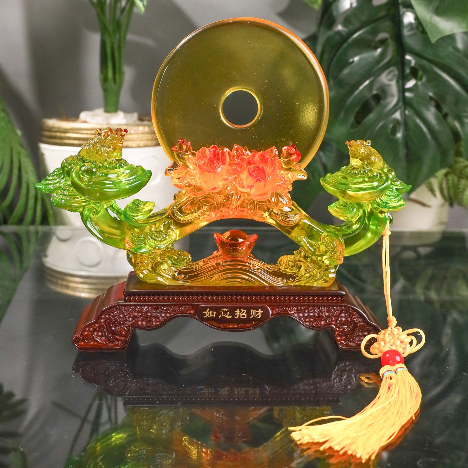 Green Ru Yi of Flowing Success 46cm