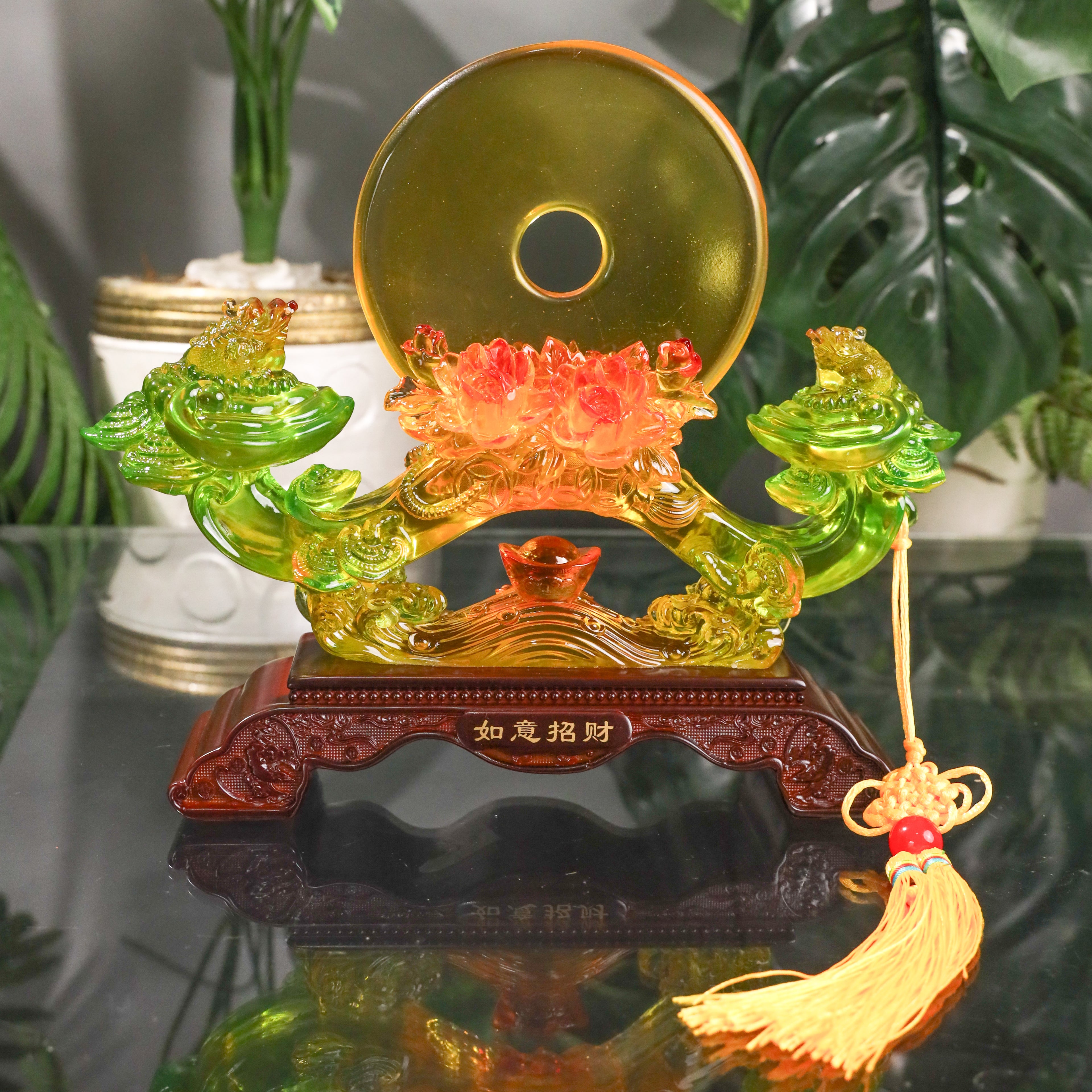Green Ru Yi of Flowing Success 46cm