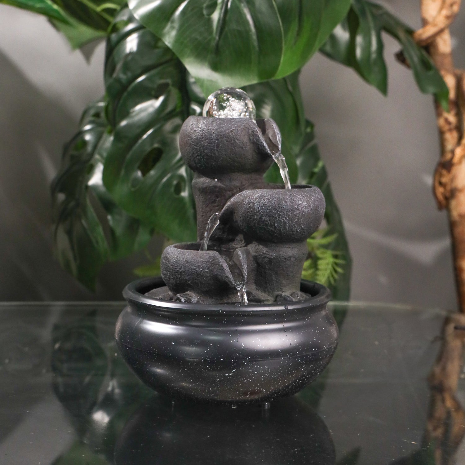 Little Pots of Fortune Fountain 23cm