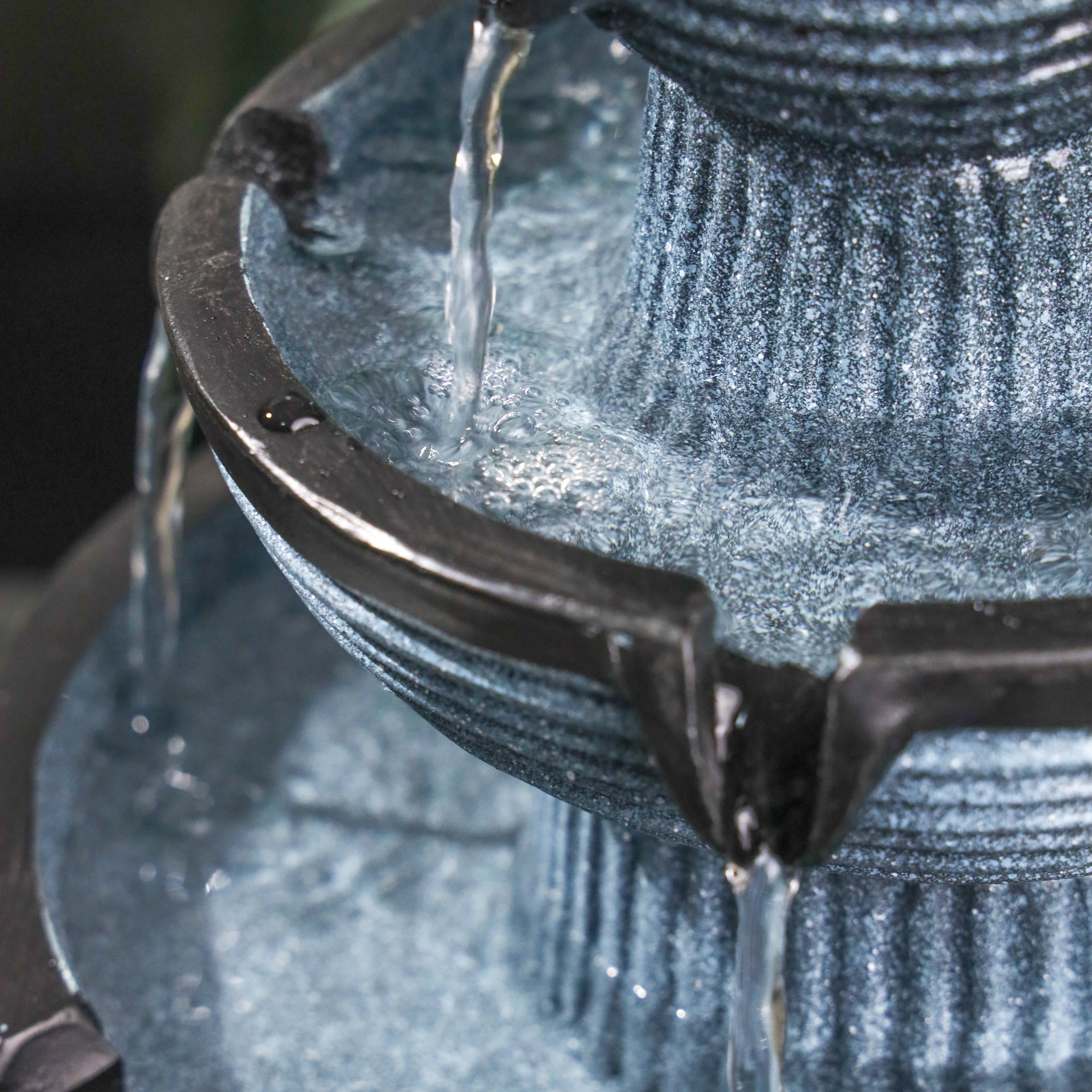 Four Tiers of Wealth Flowing Fountain 40cm