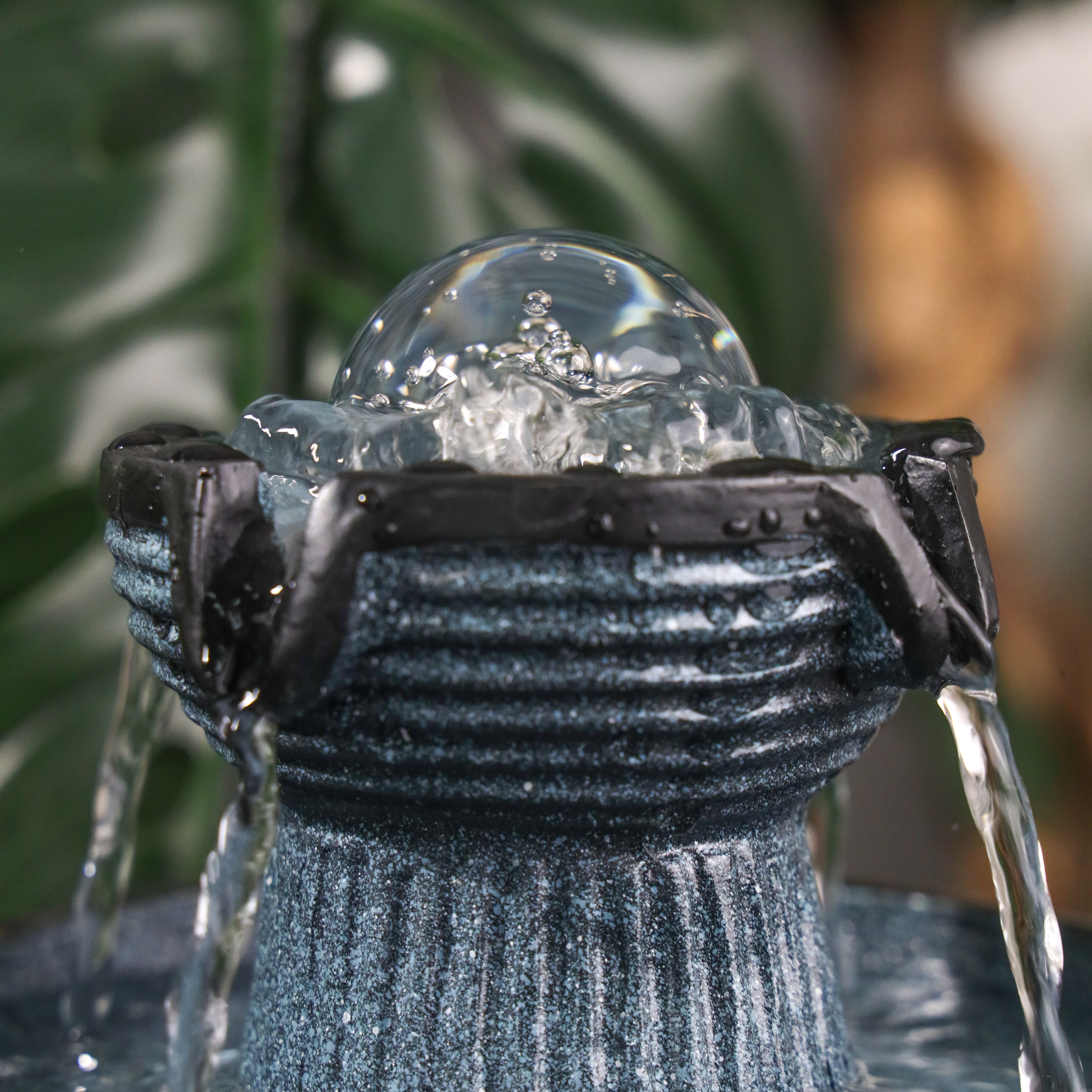Four Tiers of Wealth Flowing Fountain 40cm