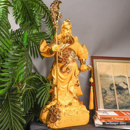 Golden Guan Gong of Power &amp; Wealth 50cm