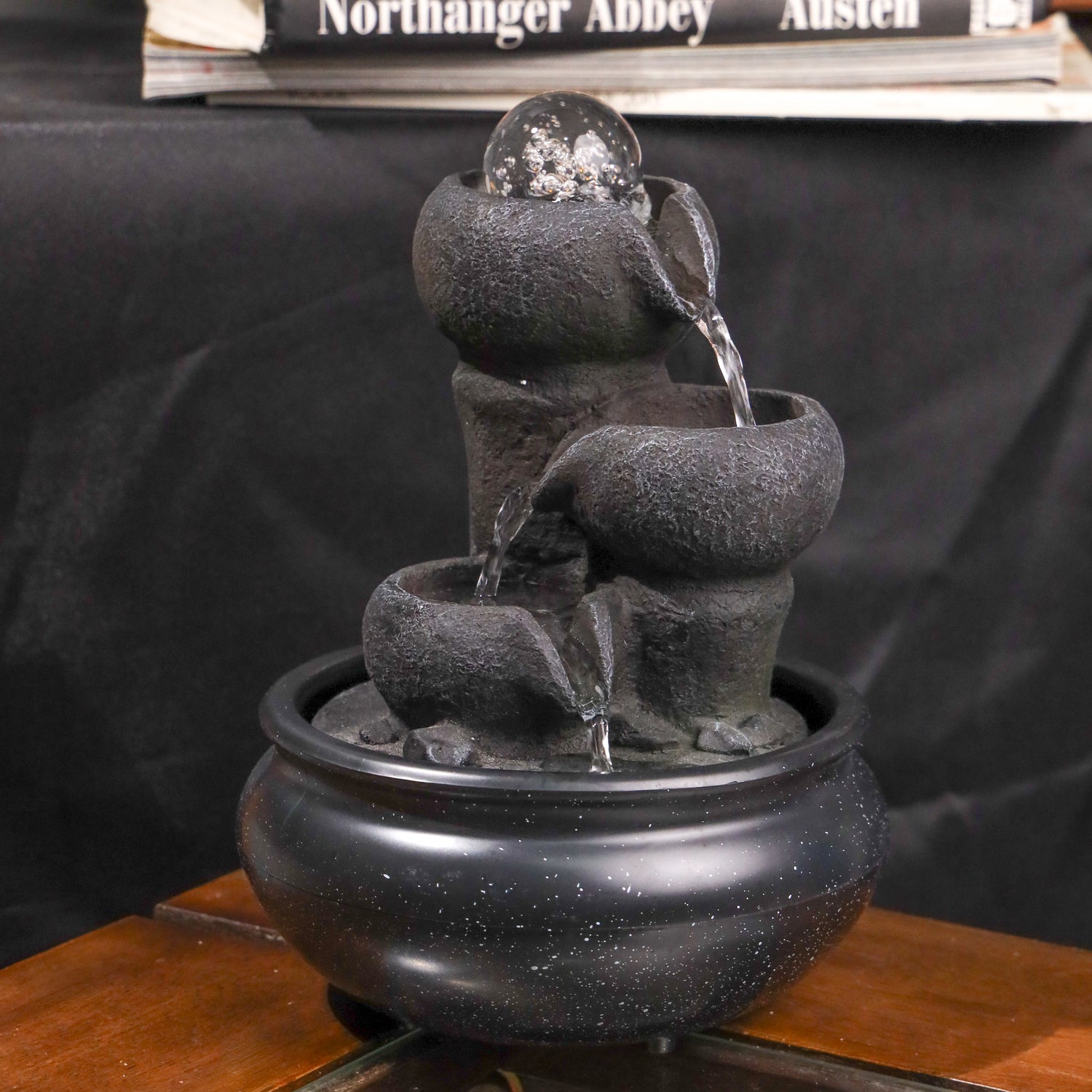 Little Pots of Fortune Fountain 23cm