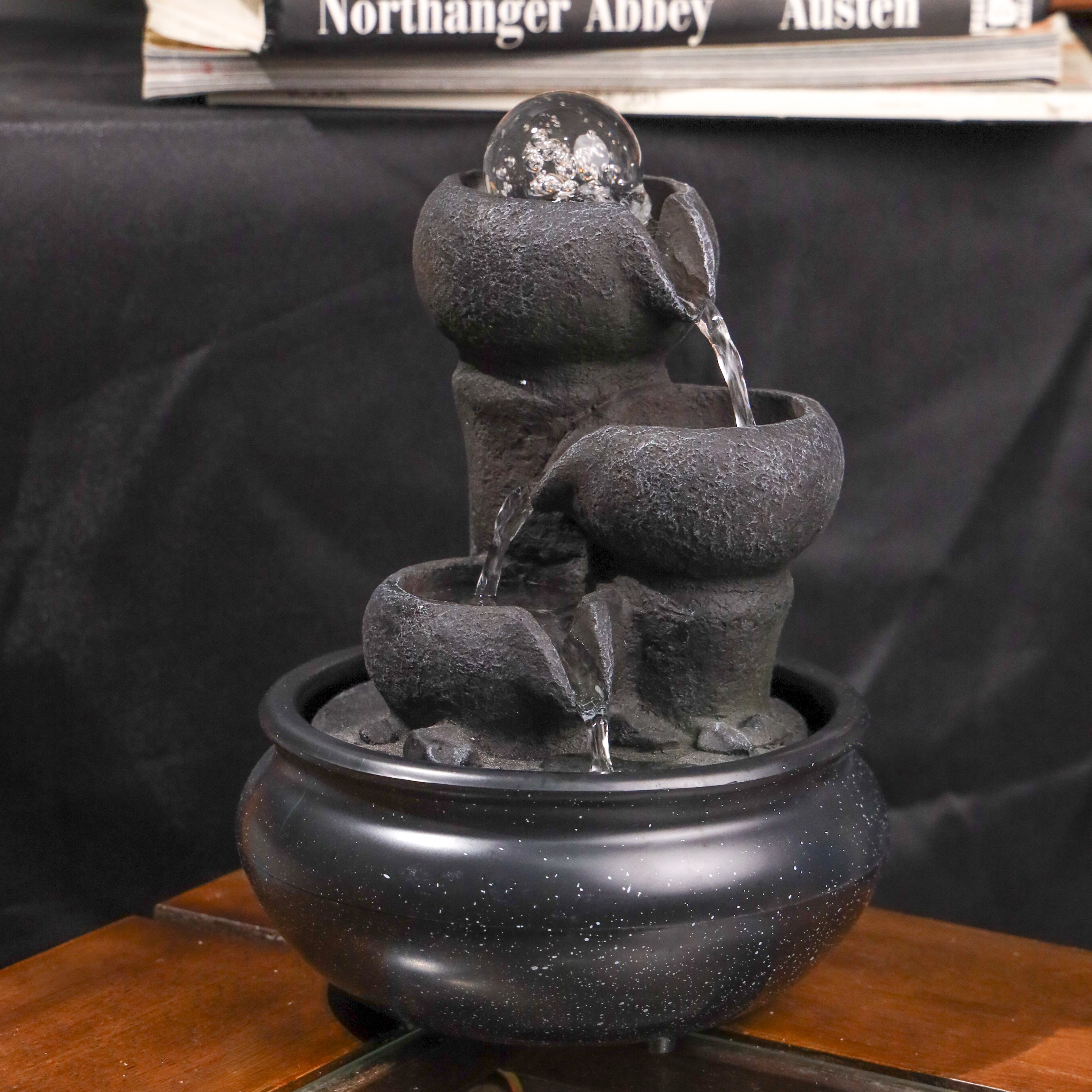 Little Pots of Fortune Fountain 23cm