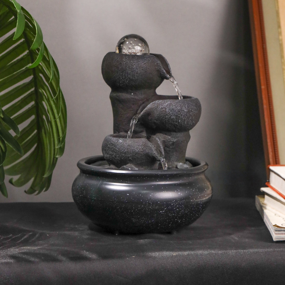Little Pots of Fortune Fountain 23cm