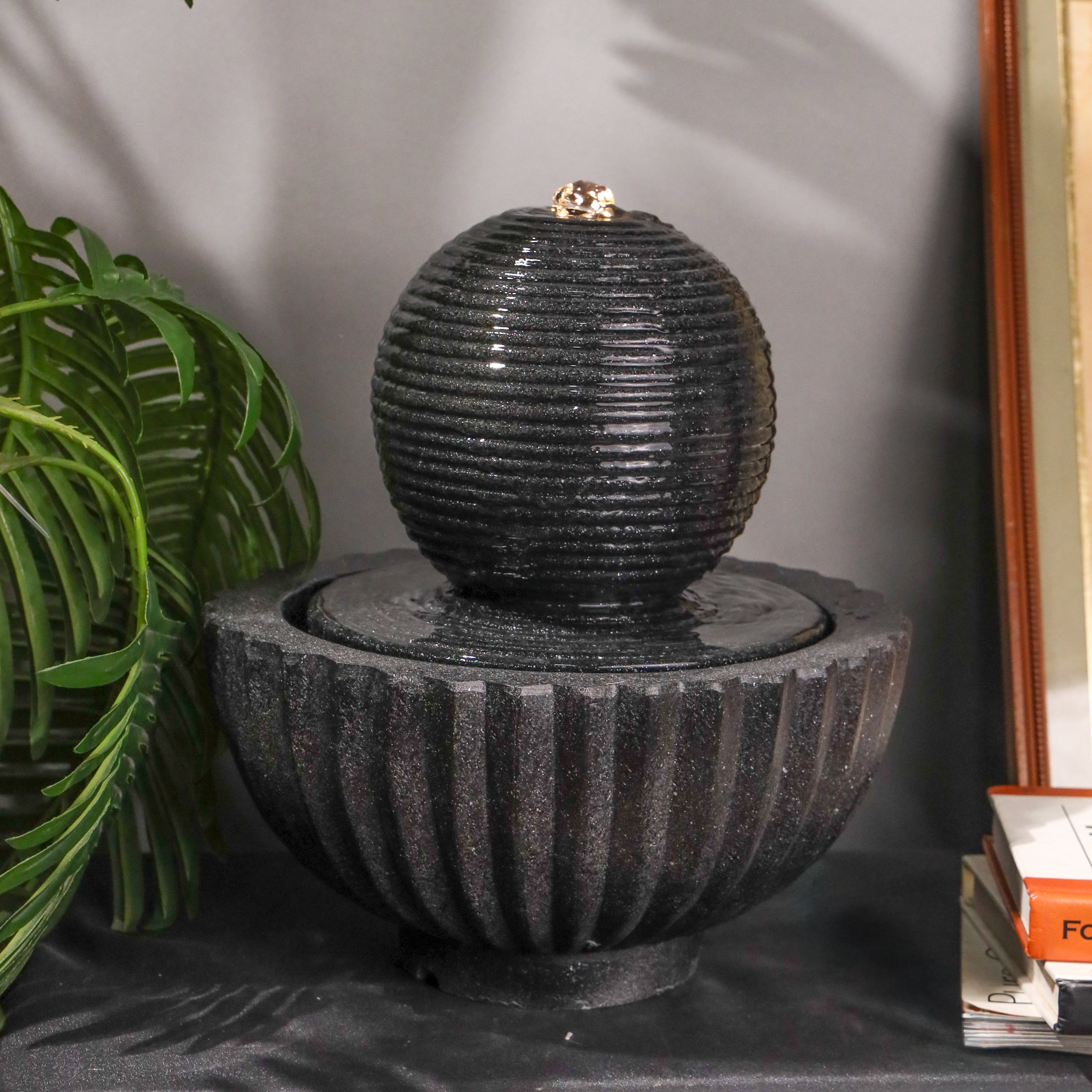 Sphere of Infinite Fortune Fountain 32cm