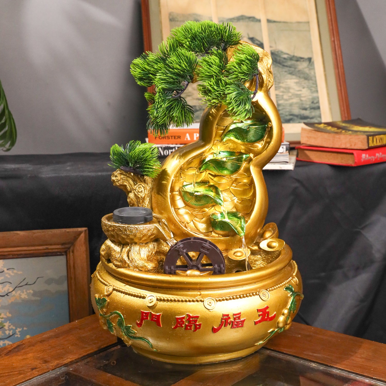 Spring of Great Health Wu Lou Fountain 44cm