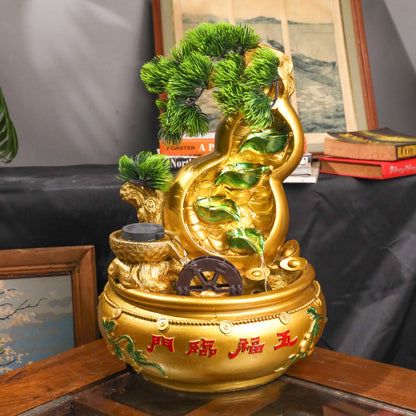 Spring of Great Health Wu Lou Fountain 44cm