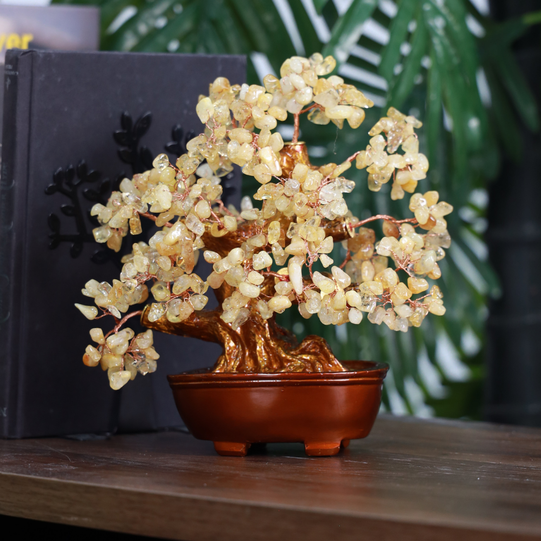 Citrine Crystal Tree for Wealth &amp; Happiness 25cm