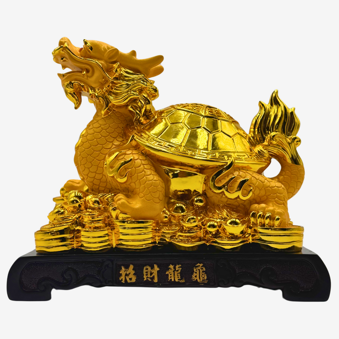 Golden Shell of Protection Dragon Turtle 28cm