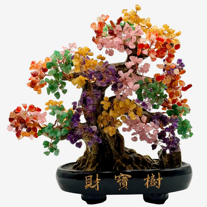 Garden of Treasures 5 Crystal Money Tree 38cm Default Title - Feng Shui Charms - Royal Dragon Decor Philippines