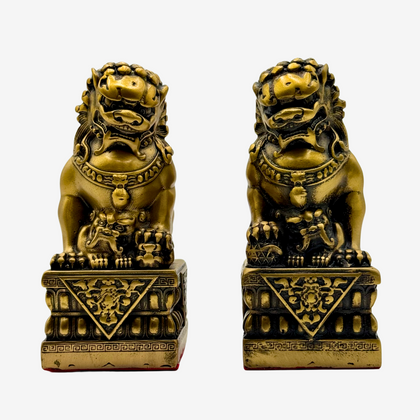 Small But Fierce Foo Dogs for Defense 9cm Default Title - Feng Shui Charms - Royal Dragon Decor Philippines