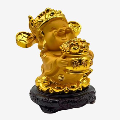 Gold Shall Arrive God of Wealth 15cm Default Title - Feng Shui Charms - Royal Dragon Decor Philippines