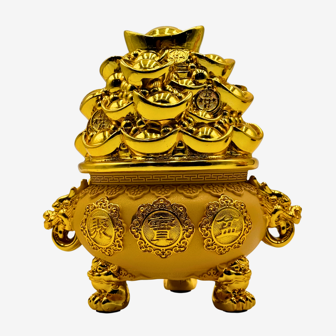 Magnet of Money Gold Wealth Pot 17cm Default Title - Feng Shui Charms - Royal Dragon Decor Philippines