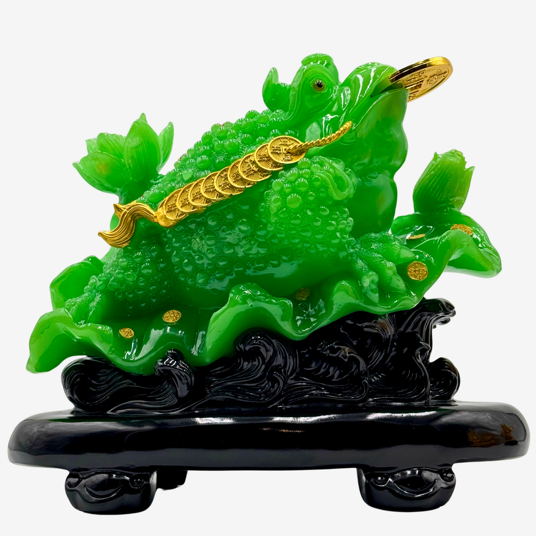 All Finances Turn Green Money Frog 31cm Default Title - Feng Shui Charms - Royal Dragon Decor Philippines