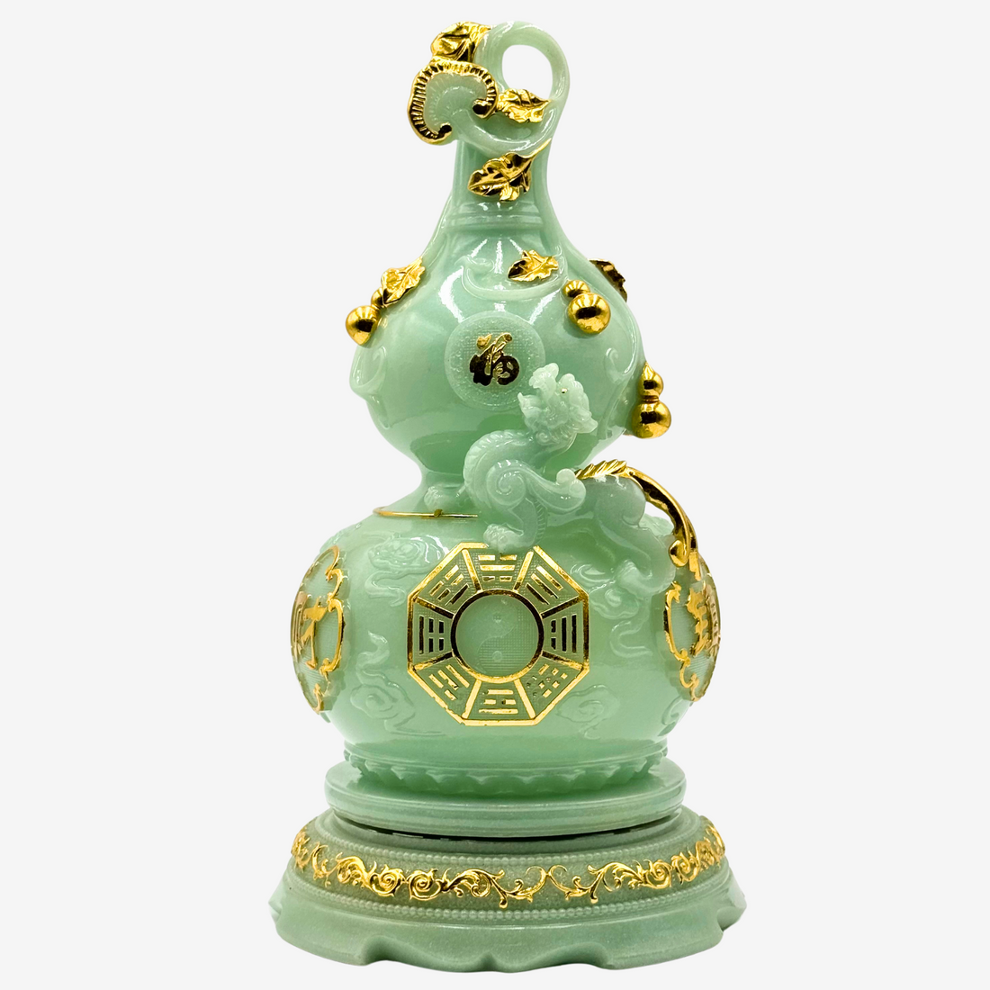 Heavenly Blessing for Health Jade Wu Lou 45cm Default Title - Feng Shui Charms - Royal Dragon Decor Philippines